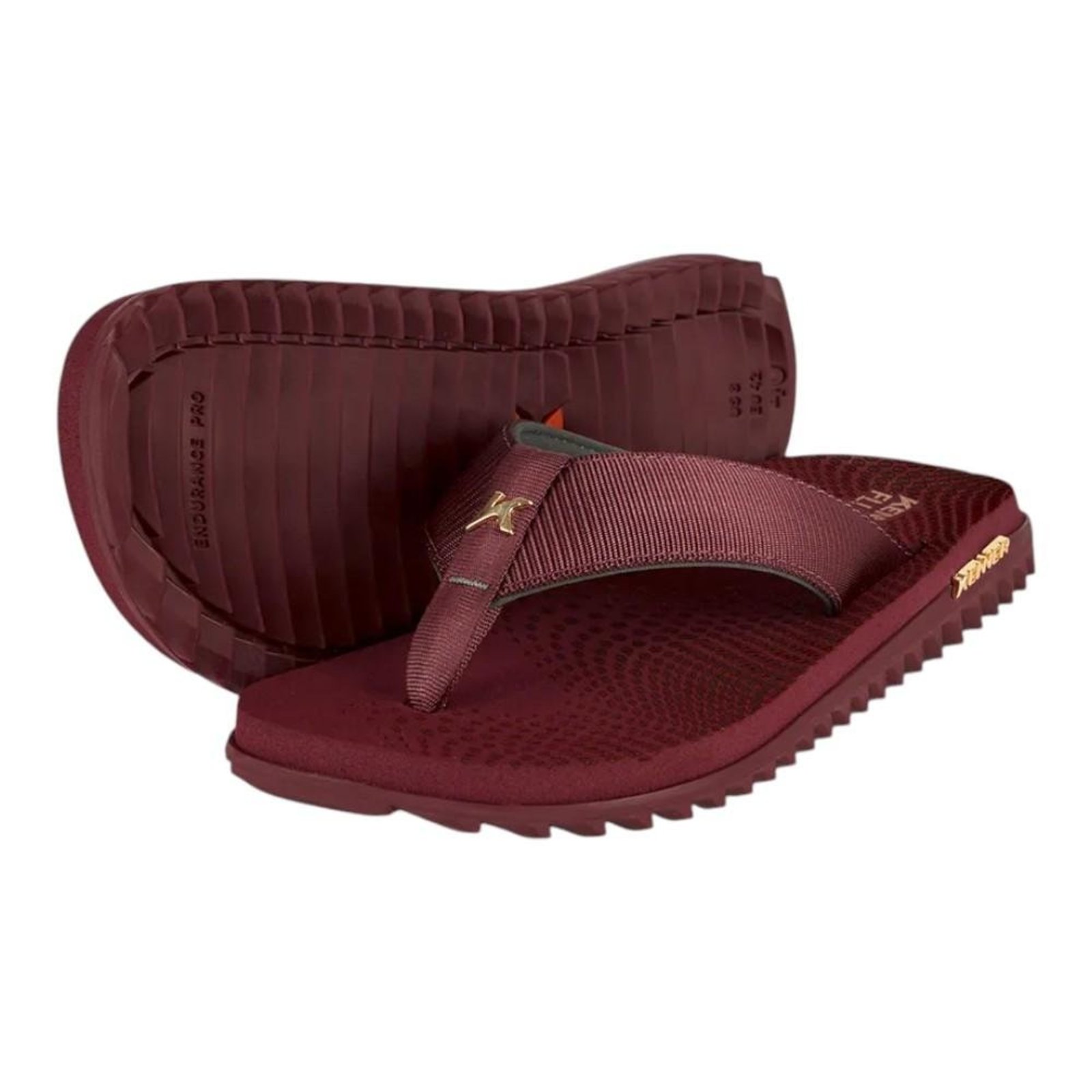 Chinelo Kenner Collab Fluminense Kivah Vermelho Vermelho