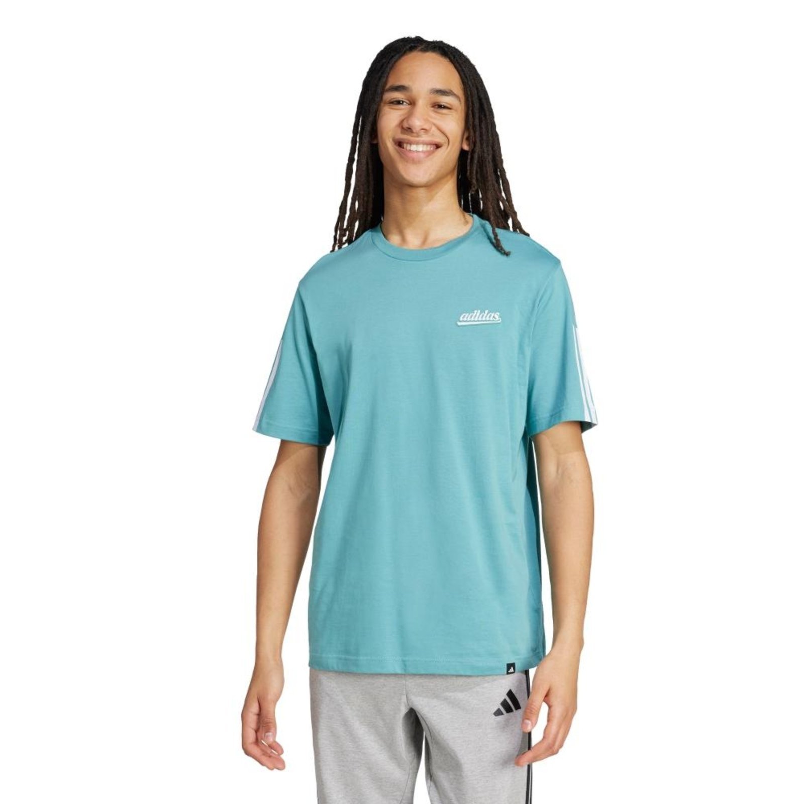 Camiseta Estampada Color Script adidas Sportswear Azul