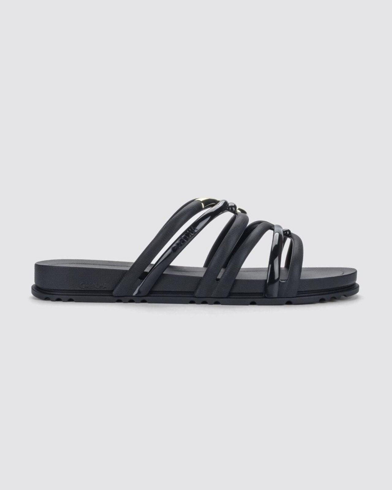 Chinelo Slide Feminina Adulta Grendha Riqueza Preto