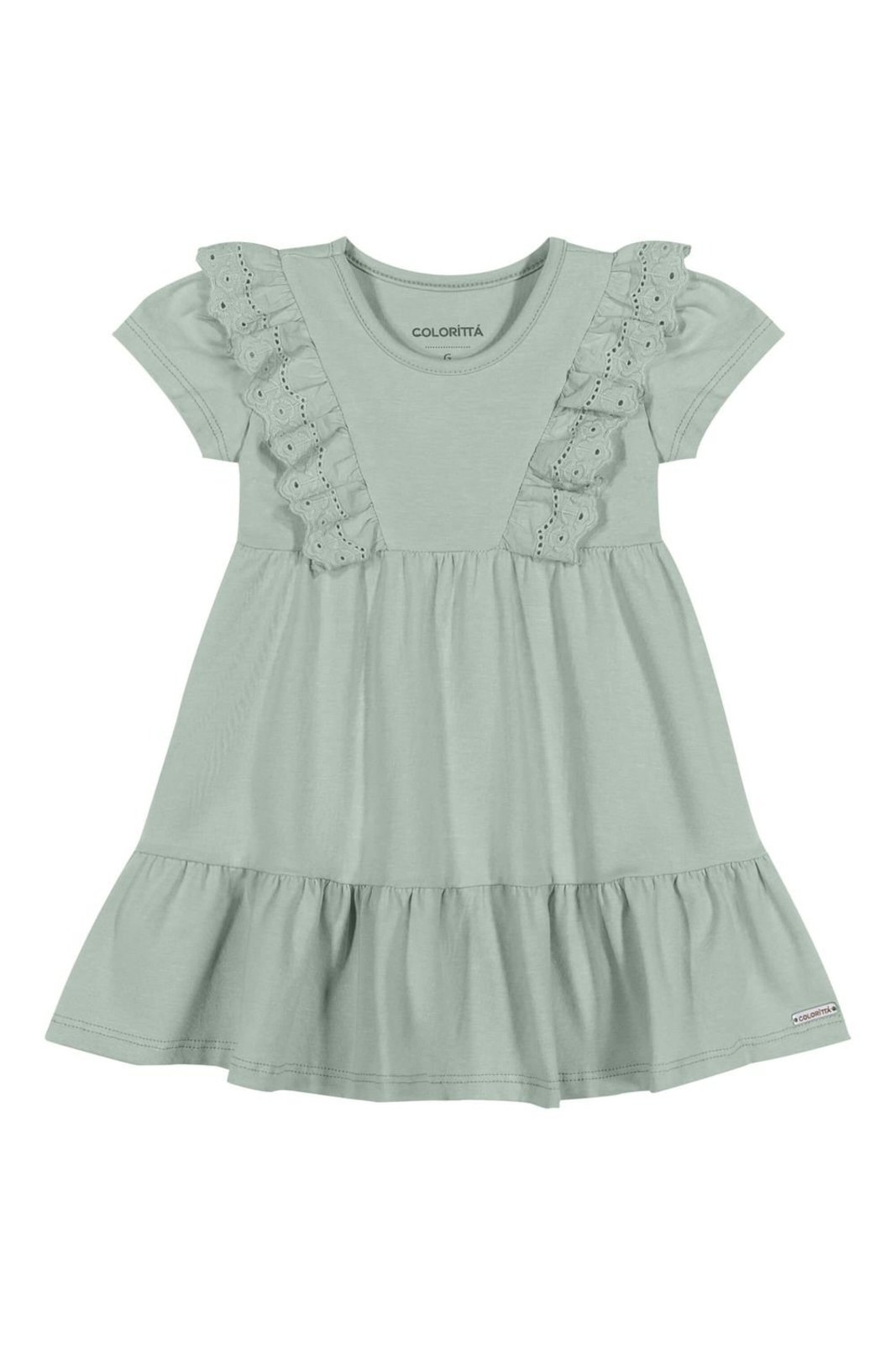 Infantil - Vestido Menina Renda Colorittá Verde