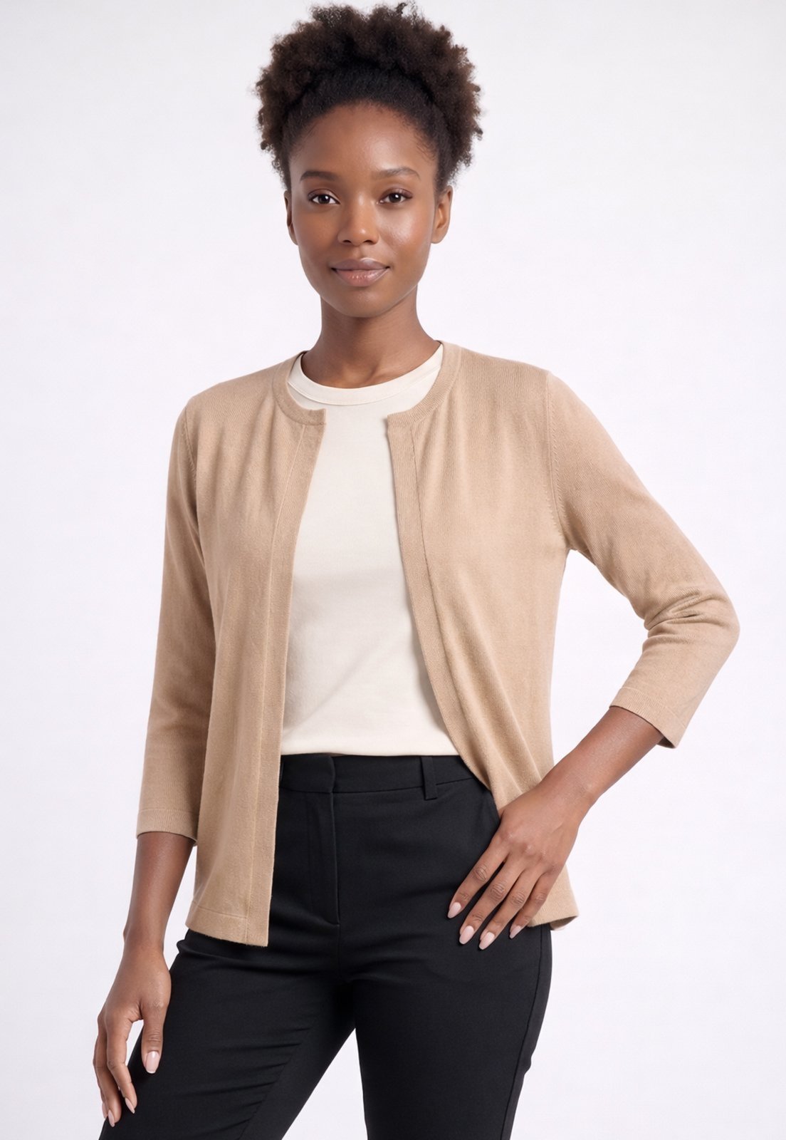 CARDIGAN GOLA CARECA ABERTURA ZOOMP