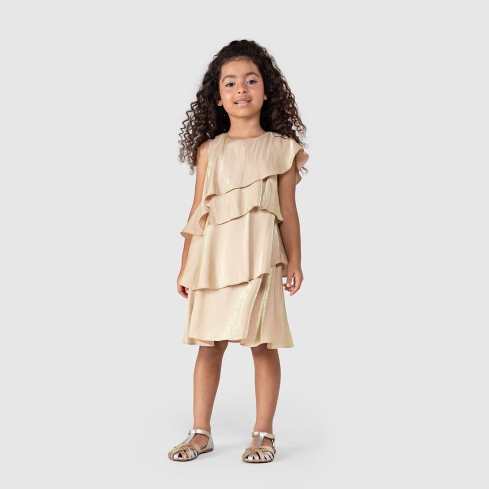 Infantil - Vestido Regata Shine Feminino Lilica Ripilica
