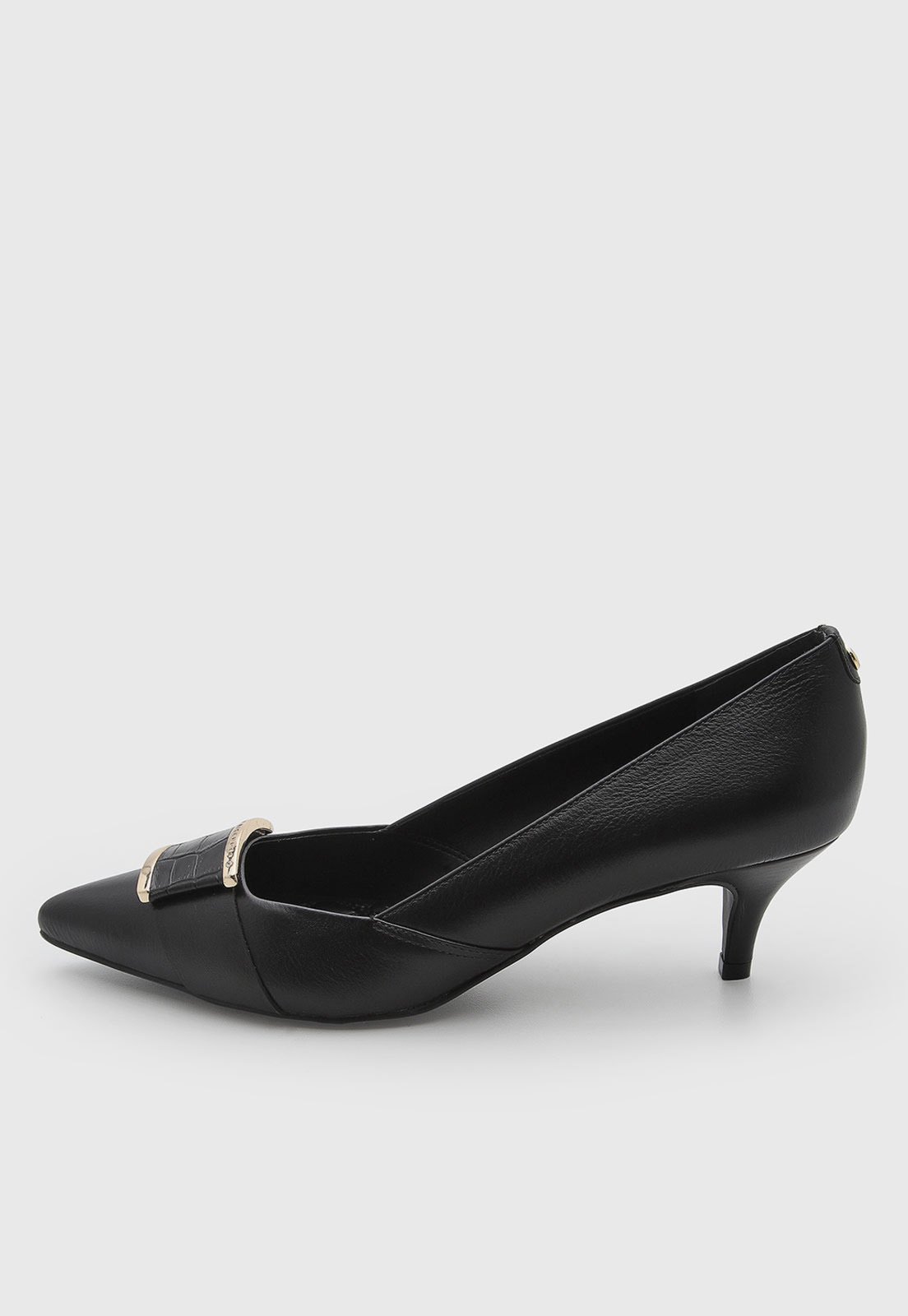 Scarpin Feminino Jorge Bischoff Couro Preto