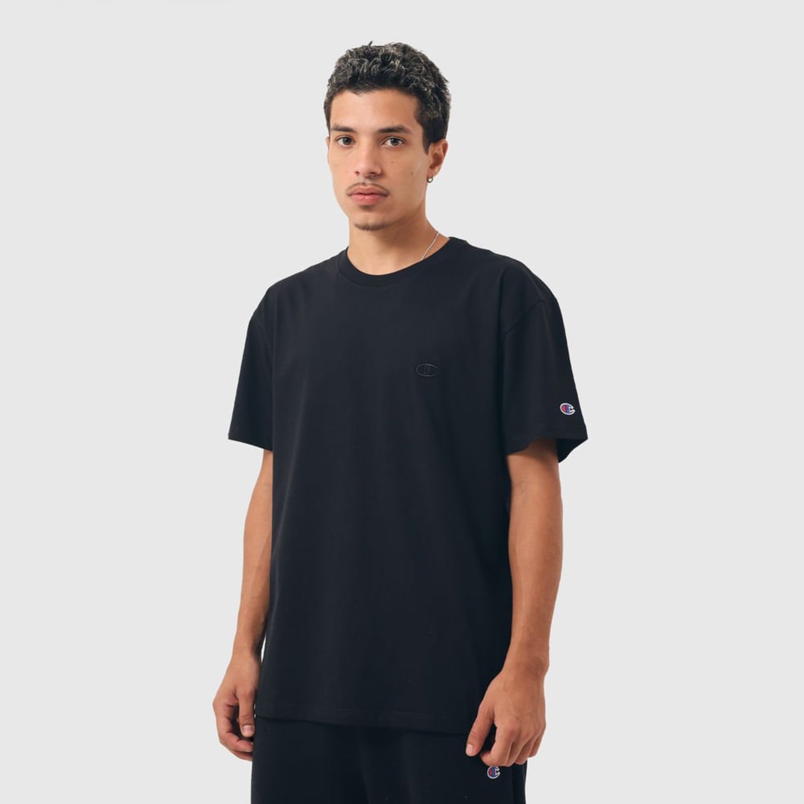 CAMISETA CHAMPION ATHLETIC LOGO C EMB