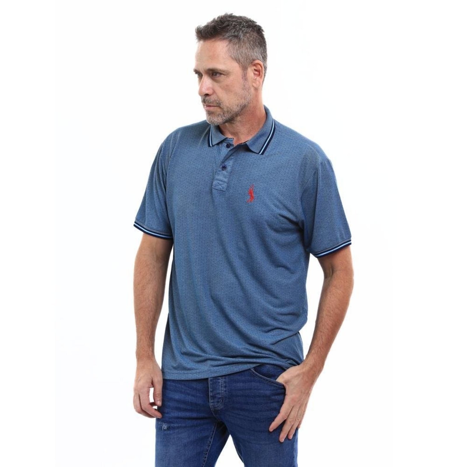 Camisa Polo Masculina Piquet Algodão Casual