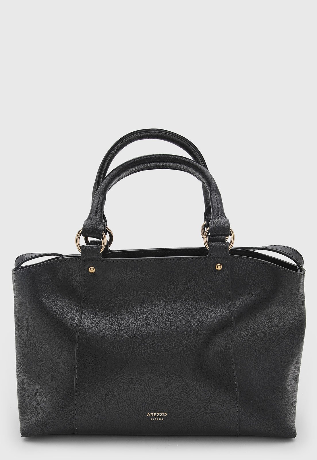 Bolsa Feminina Arezzo Estruturada Grande Preta