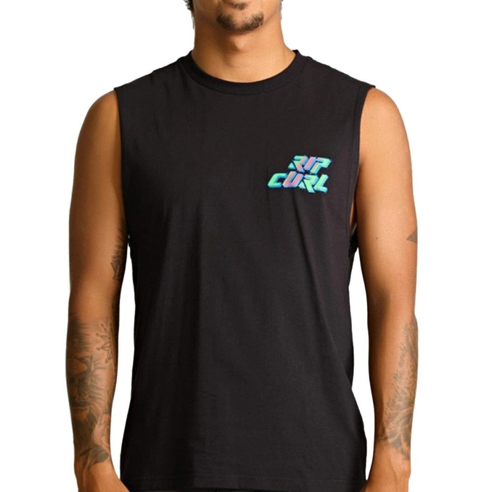 Regata Rip Curl Burner SM27 Masculina Preto
