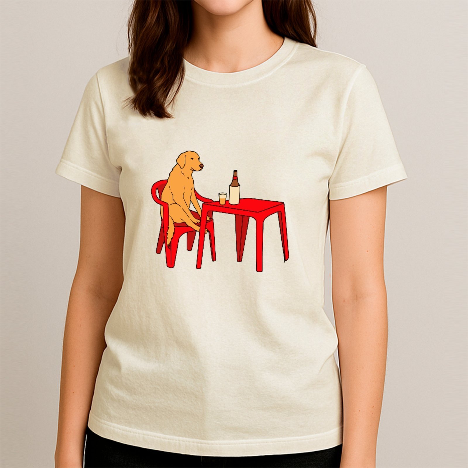Camiseta Ousy Básica Caramelo Boteco Verão Brasileiro Unissex Off White