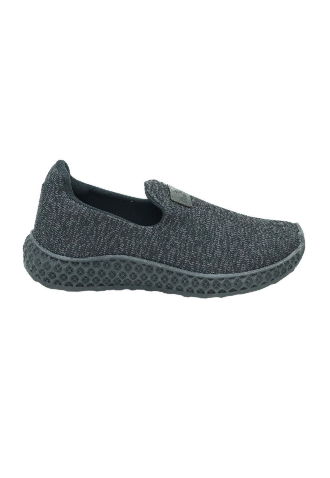 Tênis Sport Feminino D.S Slip On Preto/Preto