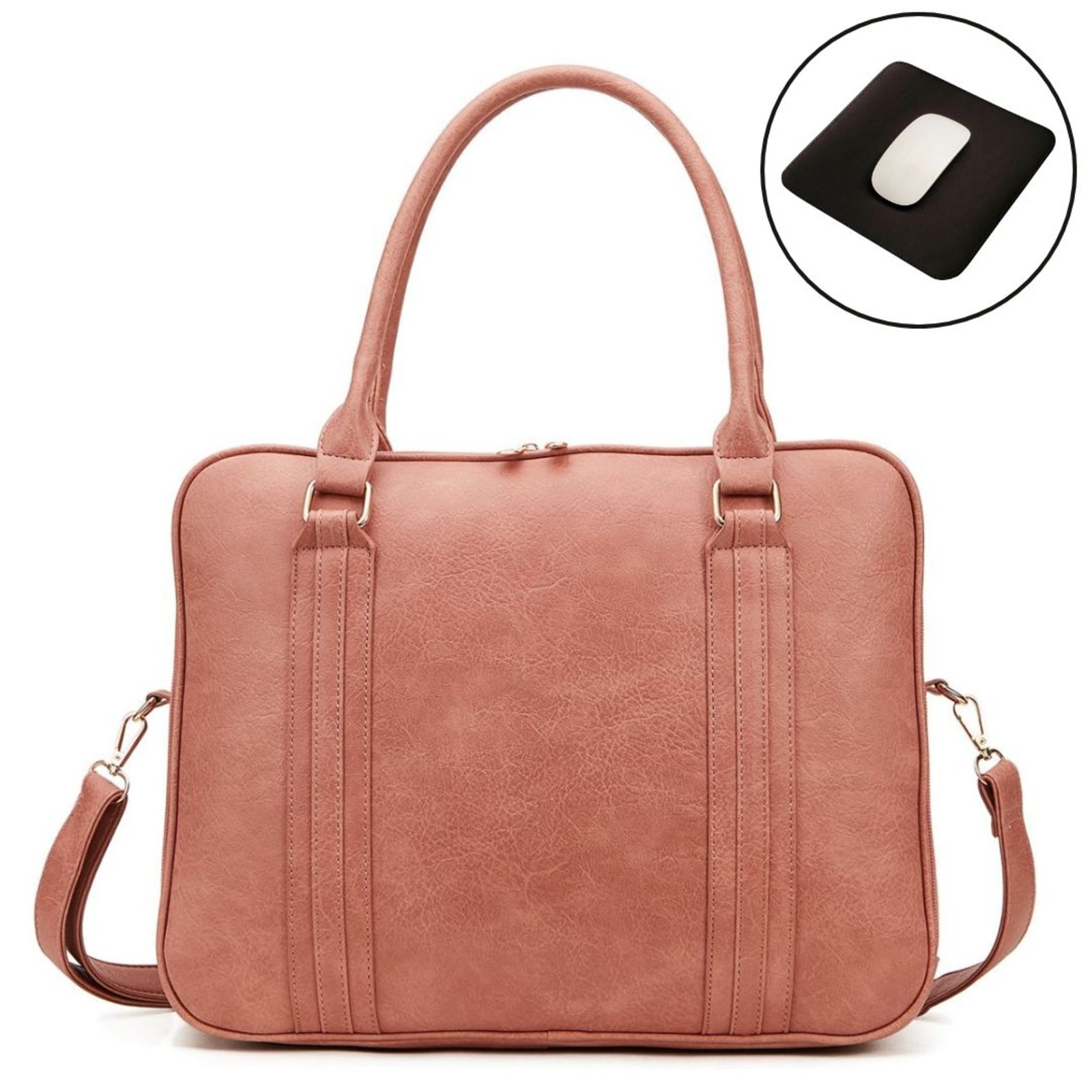 KIit Bolsa De Notebook Grande Pasta Executiva Maleta Case + Mousepad Star Shop