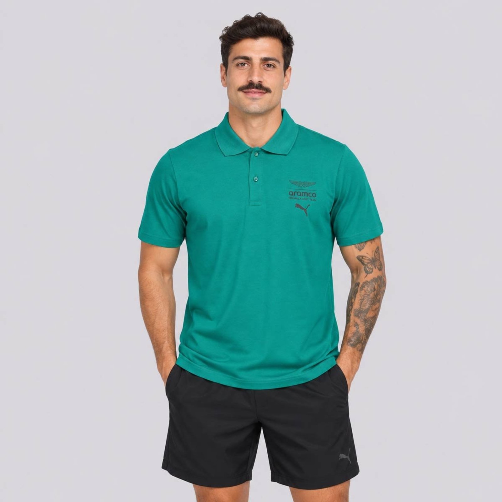 Polo Puma AMF1 Essential Verde