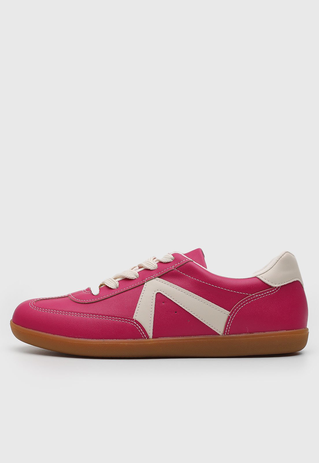 Tênis Vizzano Detalhe Pesponto Rosa