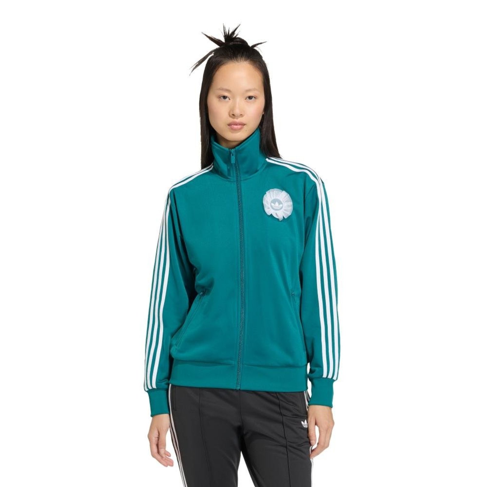 Jaqueta adidas ORIGINALS LACE BRANDING FB TT adidas Originals Azul