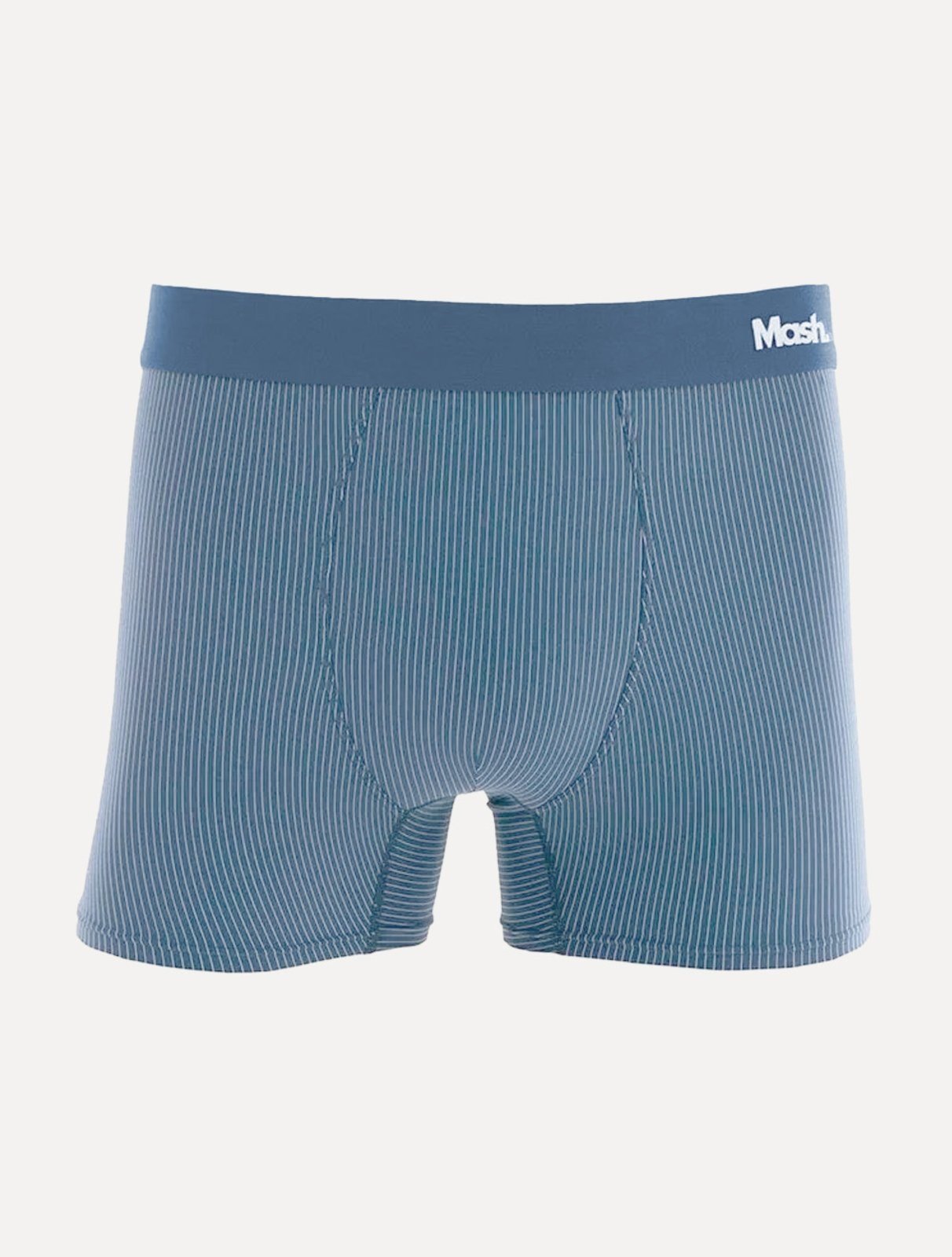 Vista 2 Cueca Mash Boxer Microfibra Risca de Giz Azul azul marinho MASH azul marinho
