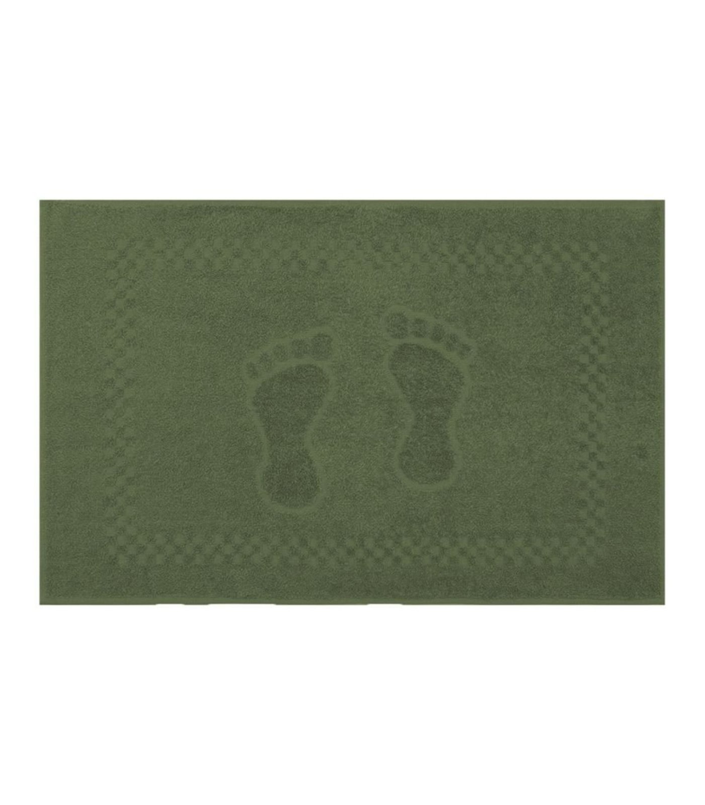 Toalha De Piso Pezinho Em Jacquard Appel Verde