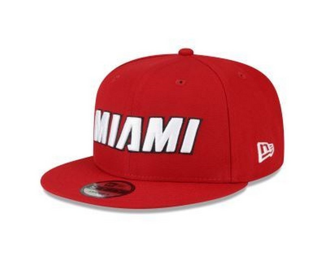 Boné New Era 9FIFTY Miami Heat NBA Vermelho
