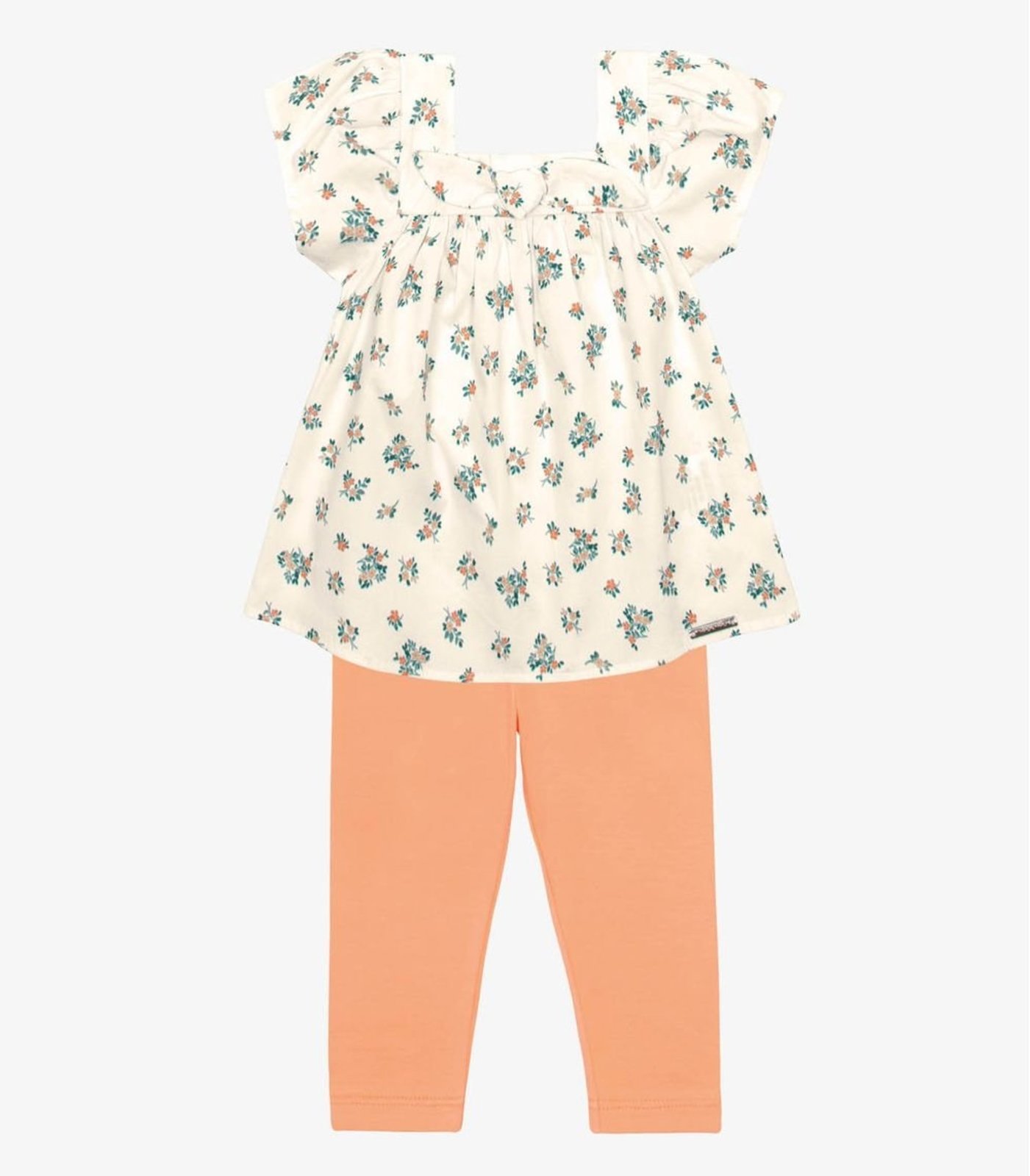 Infantil – Conjunto Bata Com Legging Trick Nick Bege