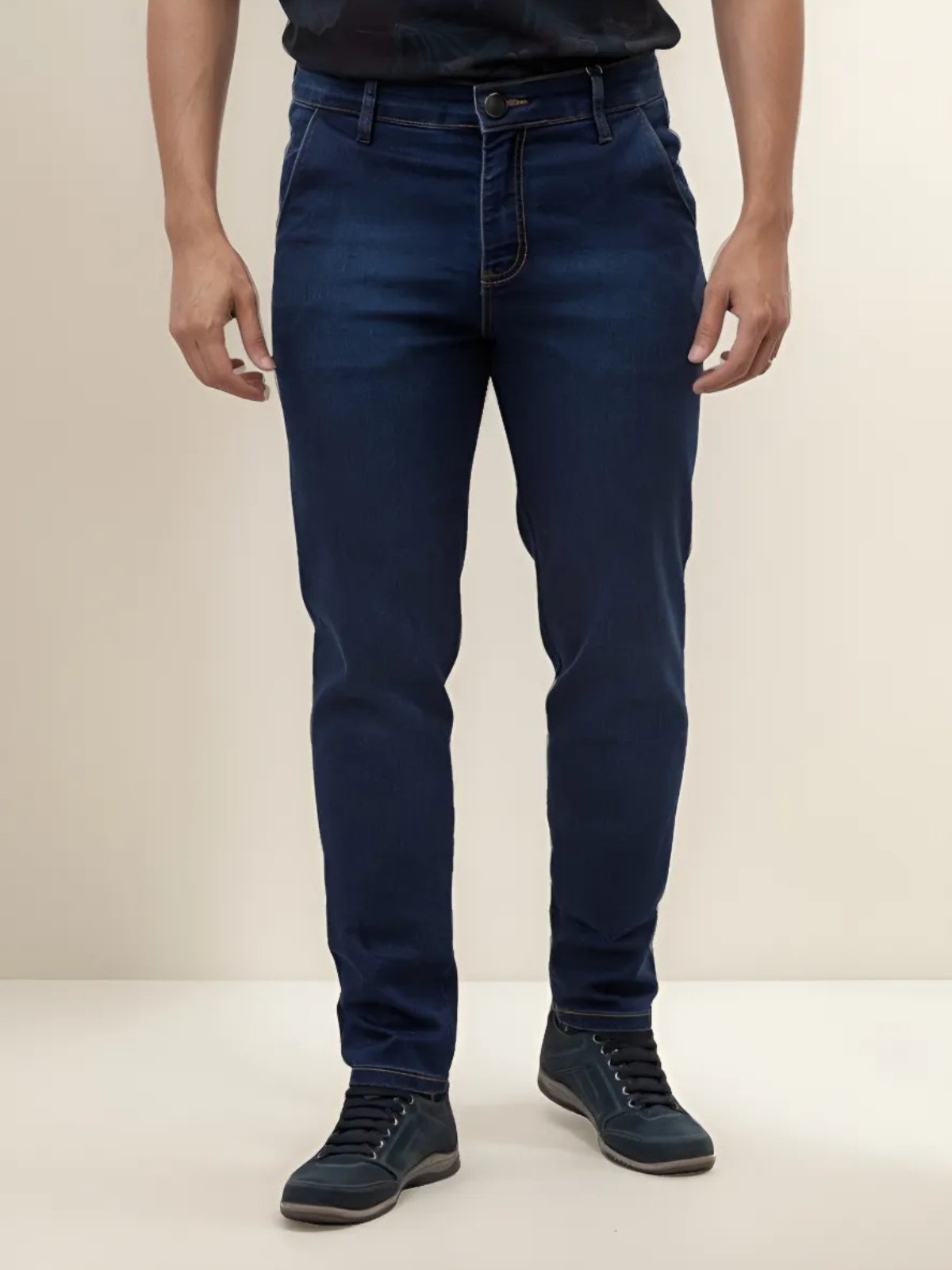 Calça Masculina Esporte Fino Jeans Reforçada