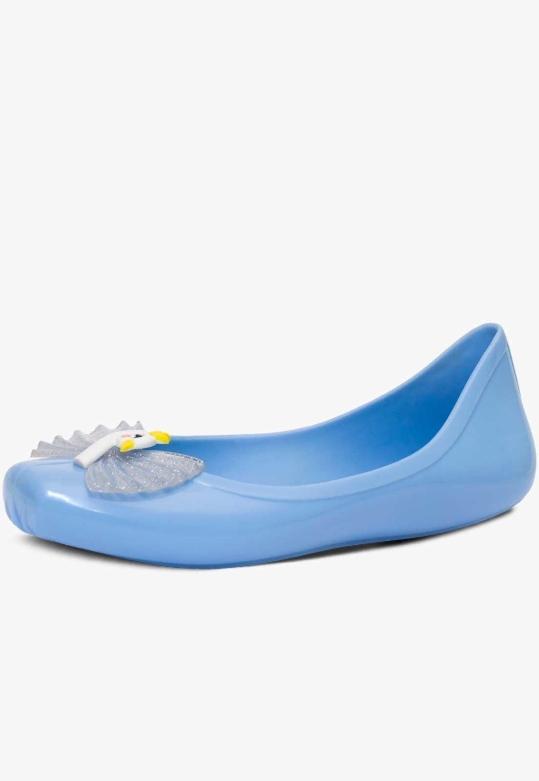 Infantil – Sapatilha Feminina Pópidi Laço Cisne Azul