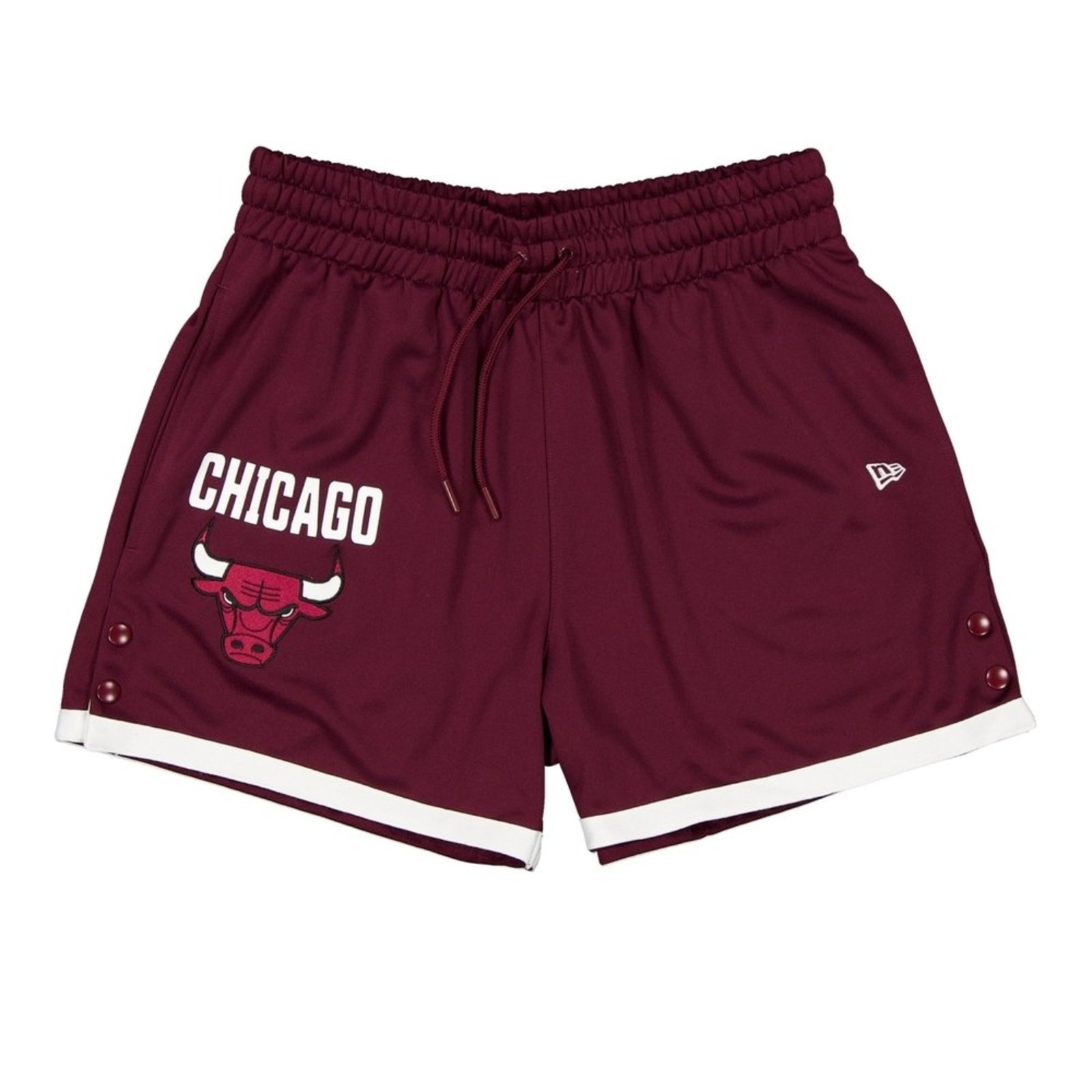 Vista 2 Shorts New Era Chicago Bulls NBA vinho new era vinho
