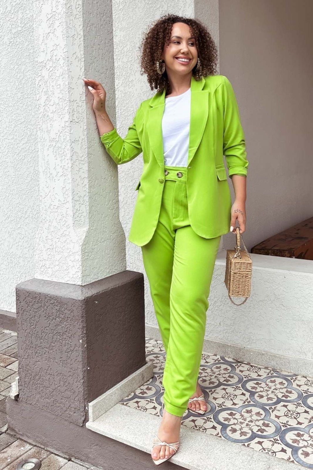 Calça Vanibele Alfaiataria Verde