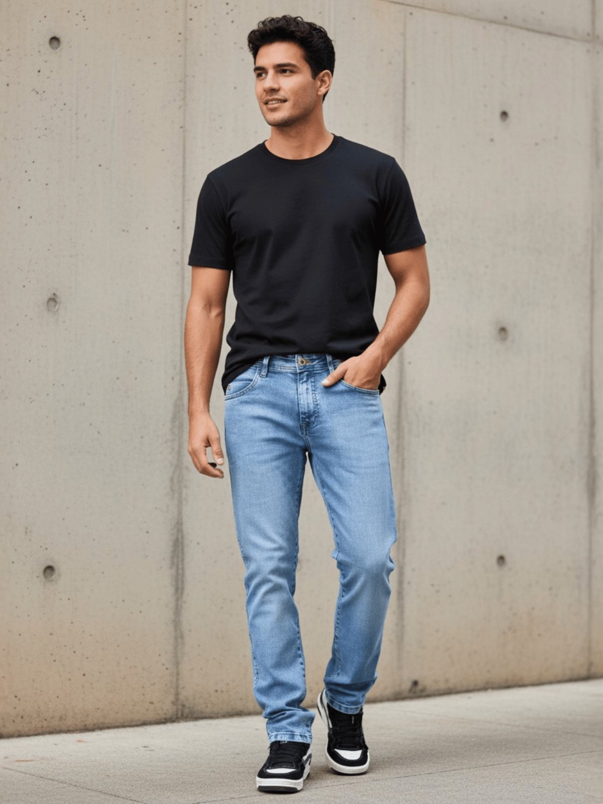Calça Jeans Masculina Taper Fit Oceano