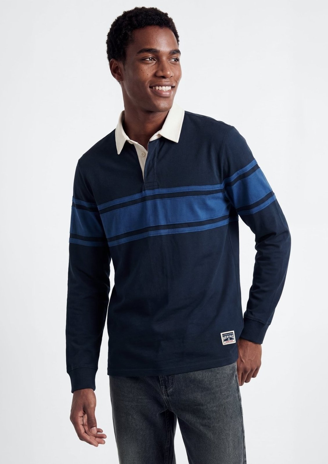 Camisa Polo Masculina Comfort Fio Tinto Hering