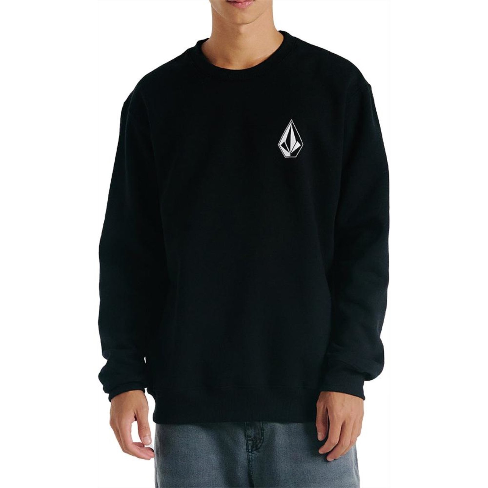 Moletom Volcom Careca Iconic Stone WT24 Masculino Preto