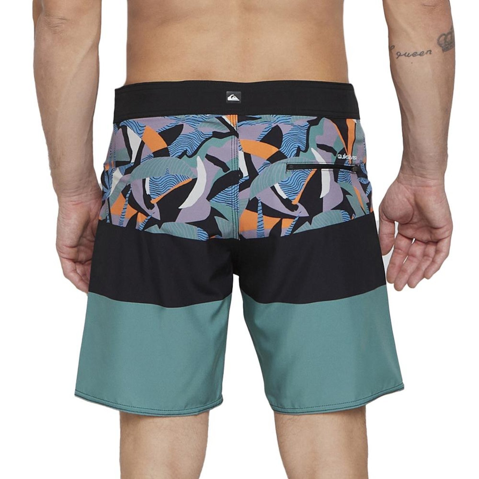Bermuda Quiksilver Everyday Panel 18" SM25 Masculina Preto"