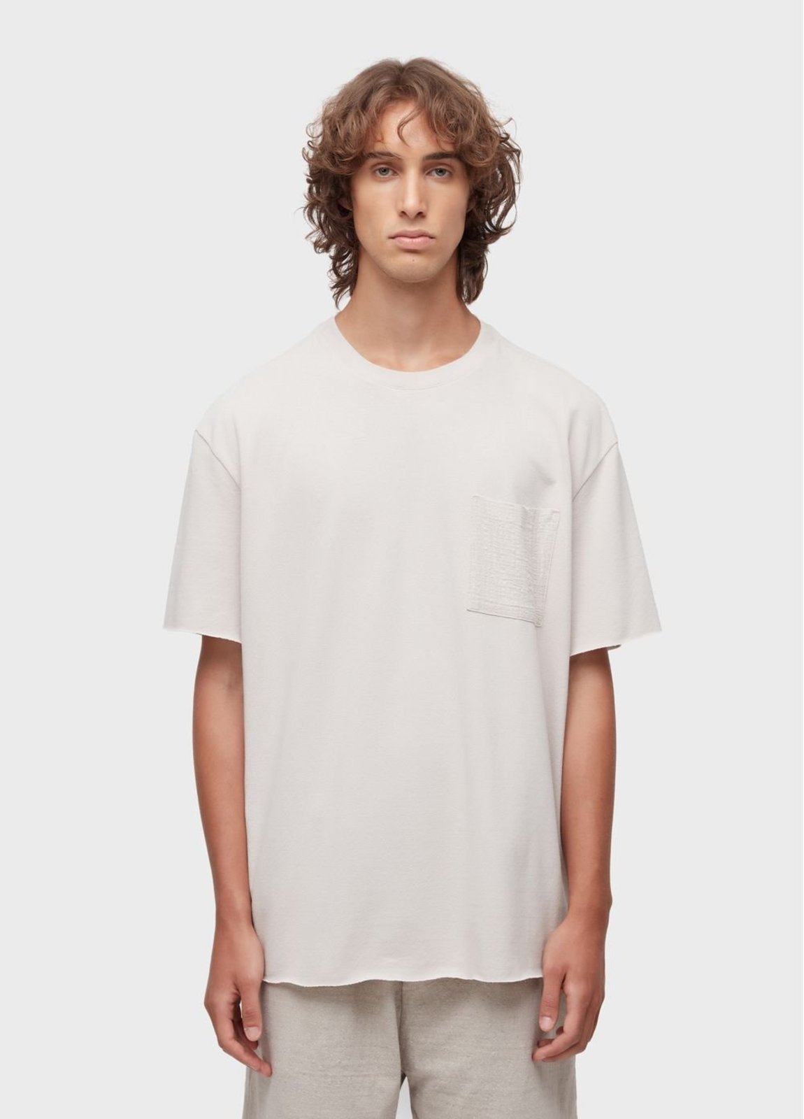T-shirt over texture pocket mc OSKLEN