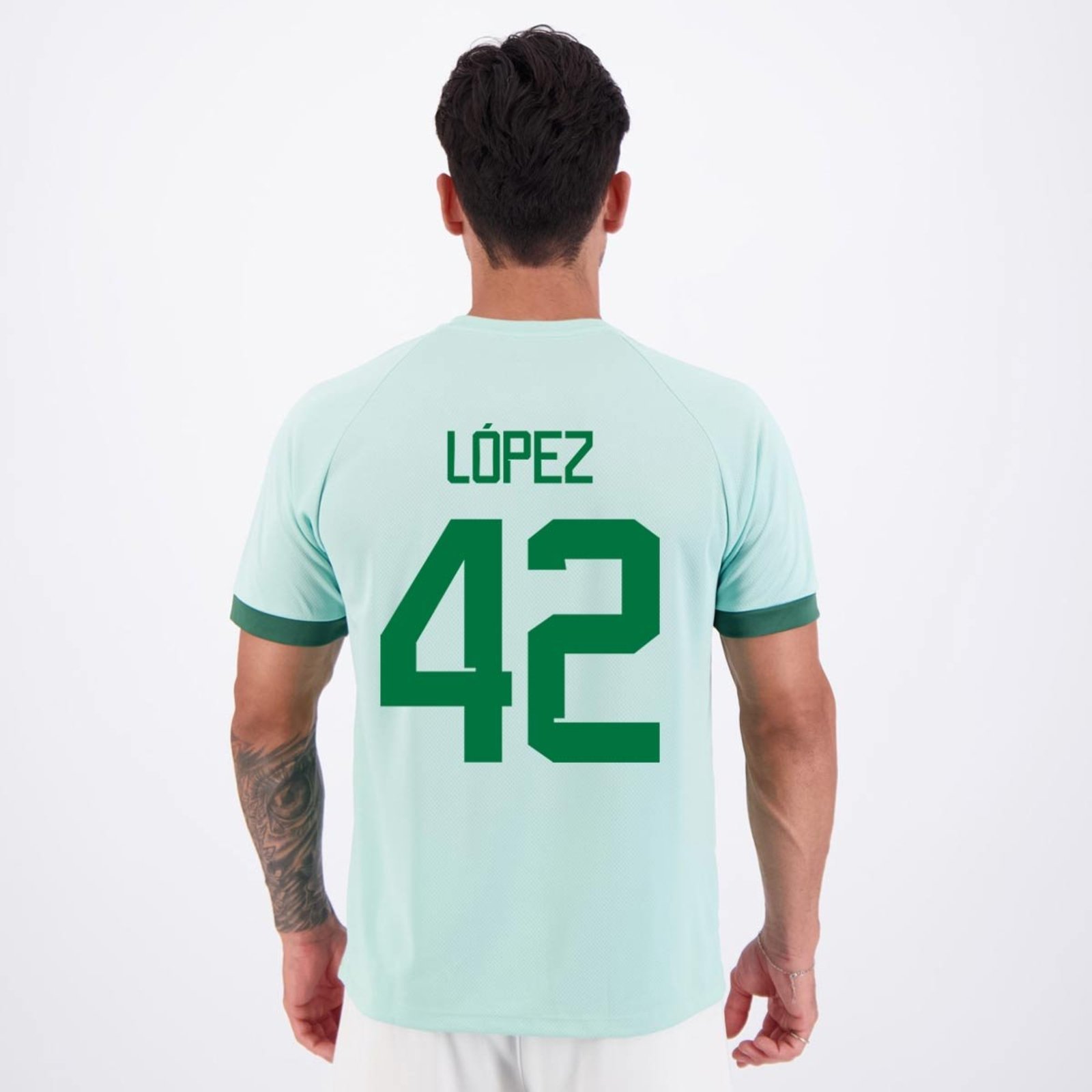 Camisa Palmeiras Dots Verde Clara 42 Flaco López