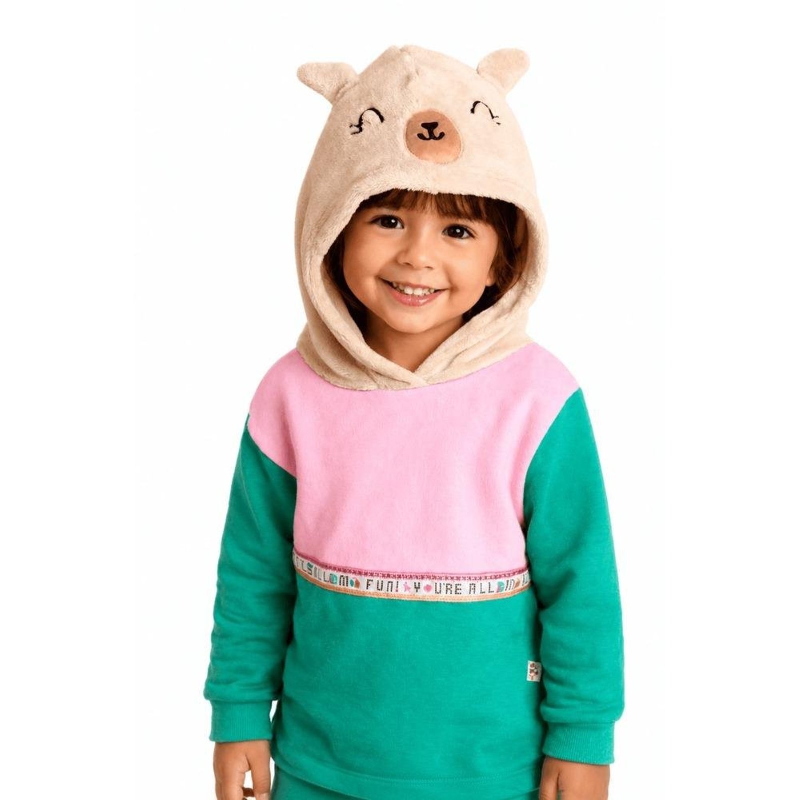 Infantil - Casaco Menina Vila de Alinhavos Alphabeto Hortela
