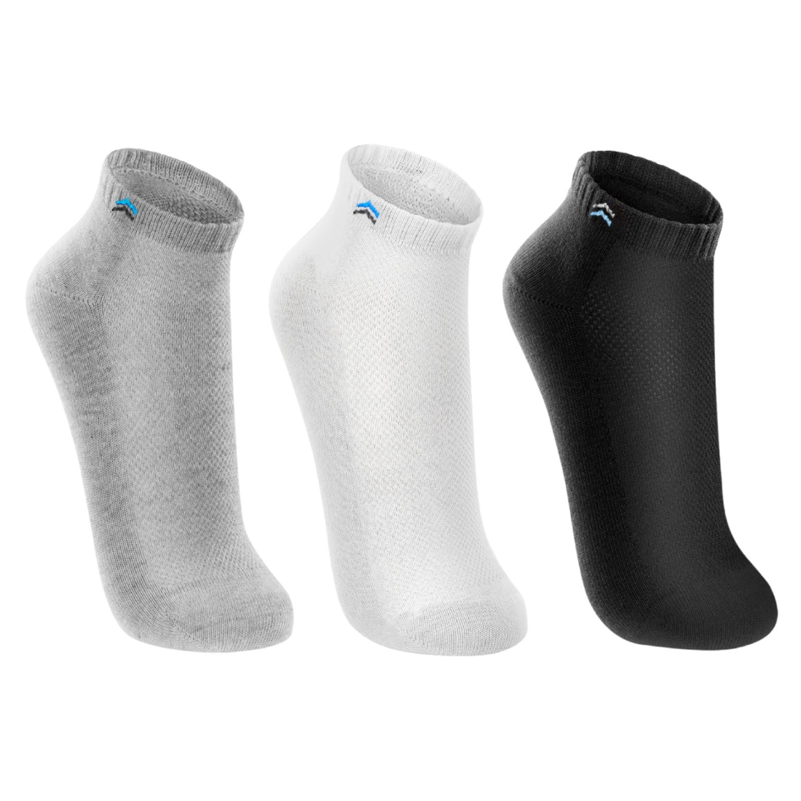 Kit 3 Pares de Meias Up 3225 Cano Curto Algodão – Sortido Colorido