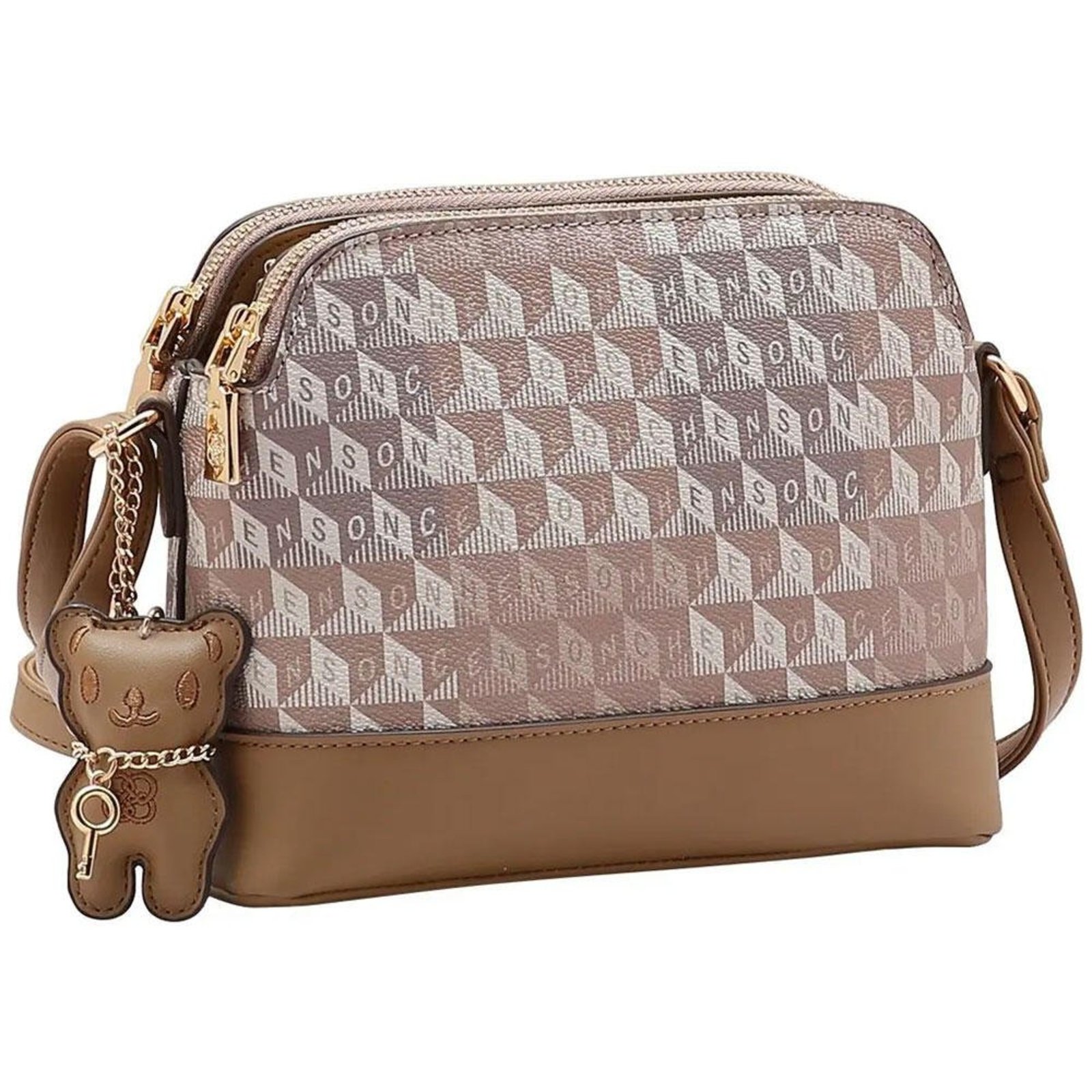 Bolsa Feminina Transversal Chenson Cg85425 1825425 Bege