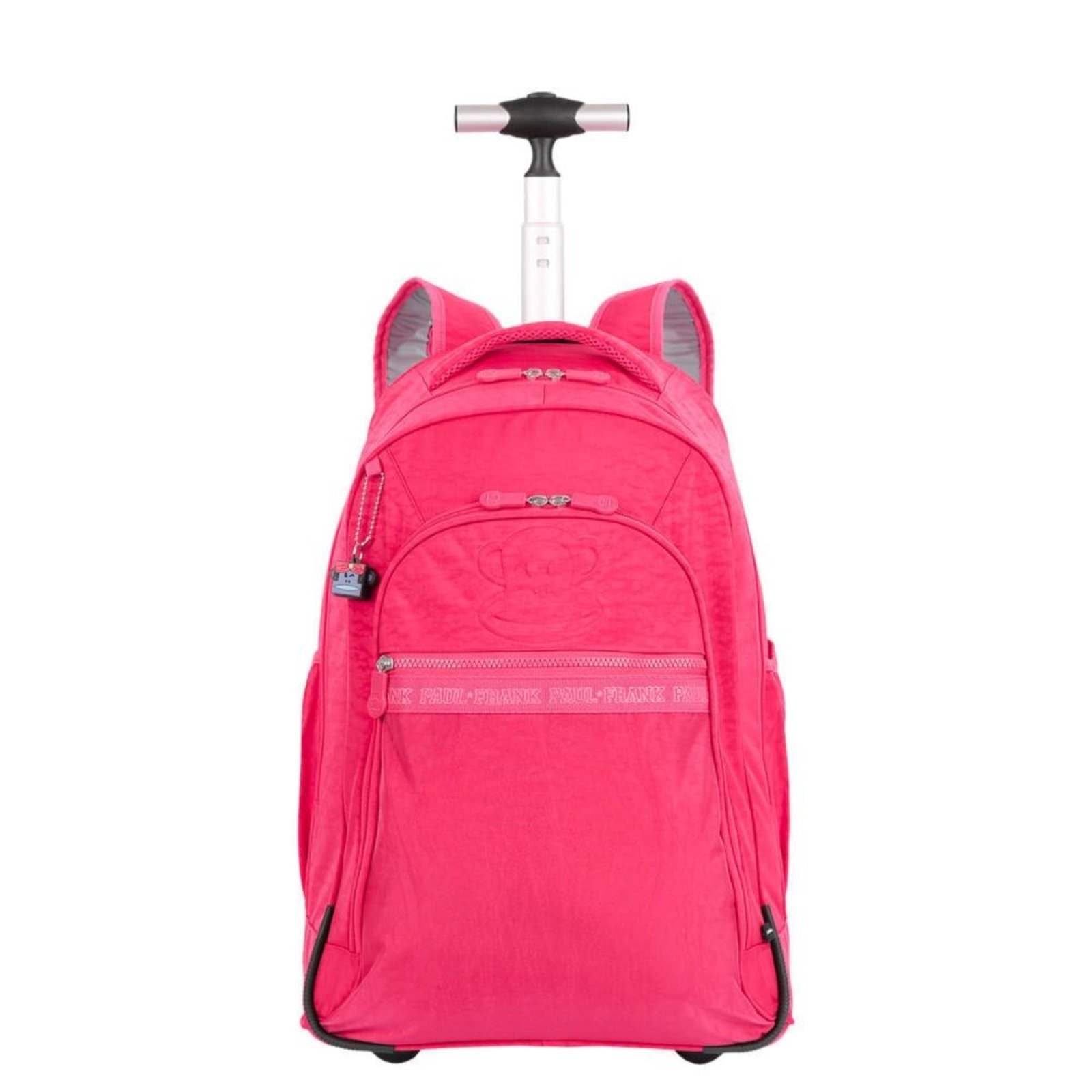 Infantil – Mochila Carrinho 2 Compartimentos Paul Frank Classics – Dark Rosa – Pink Rosa