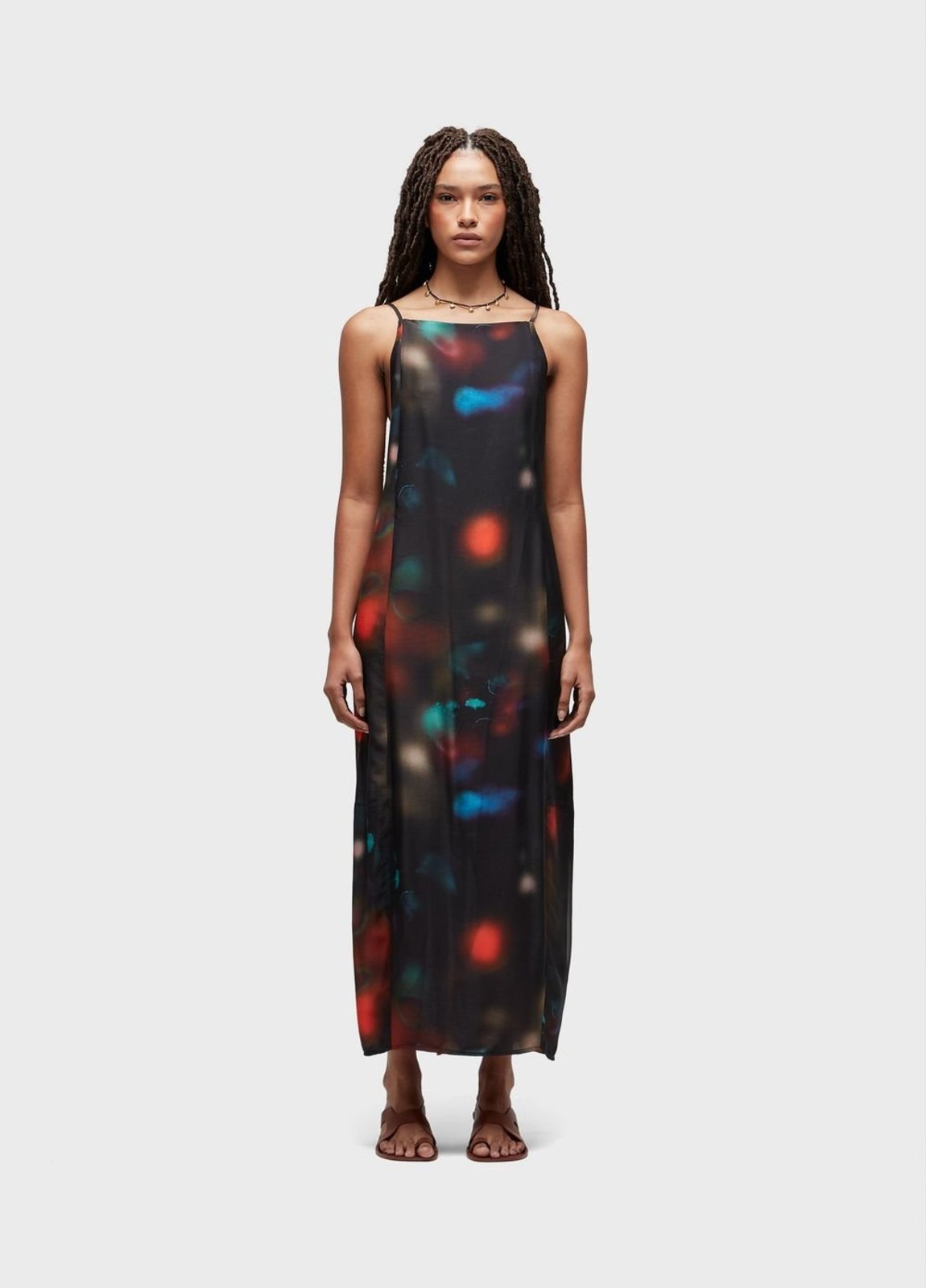 Vestido baloon rose blur OSKLEN