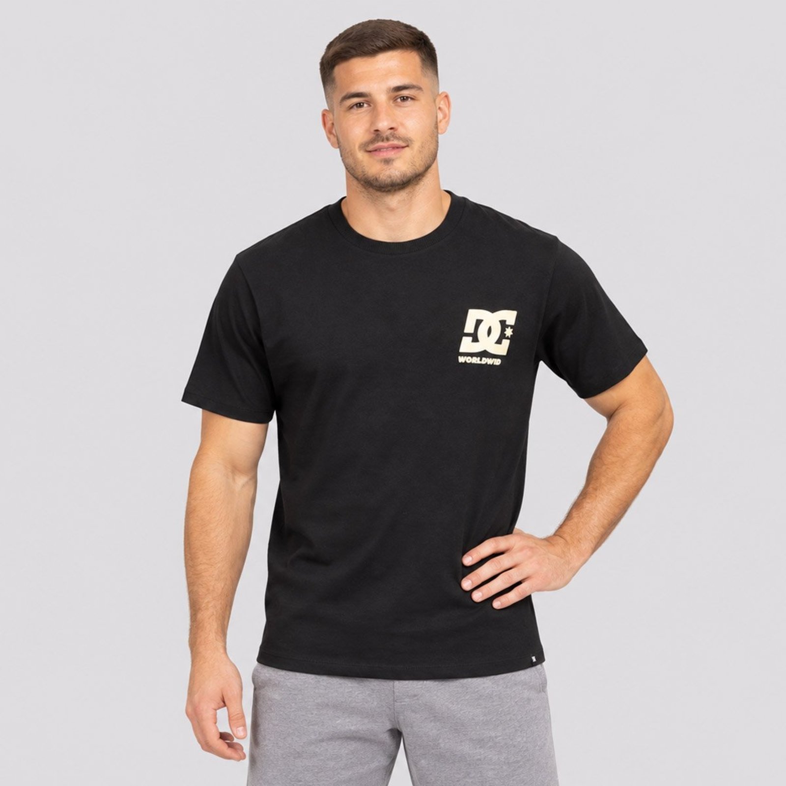 Camiseta DC Shoes Back Stripe Preta