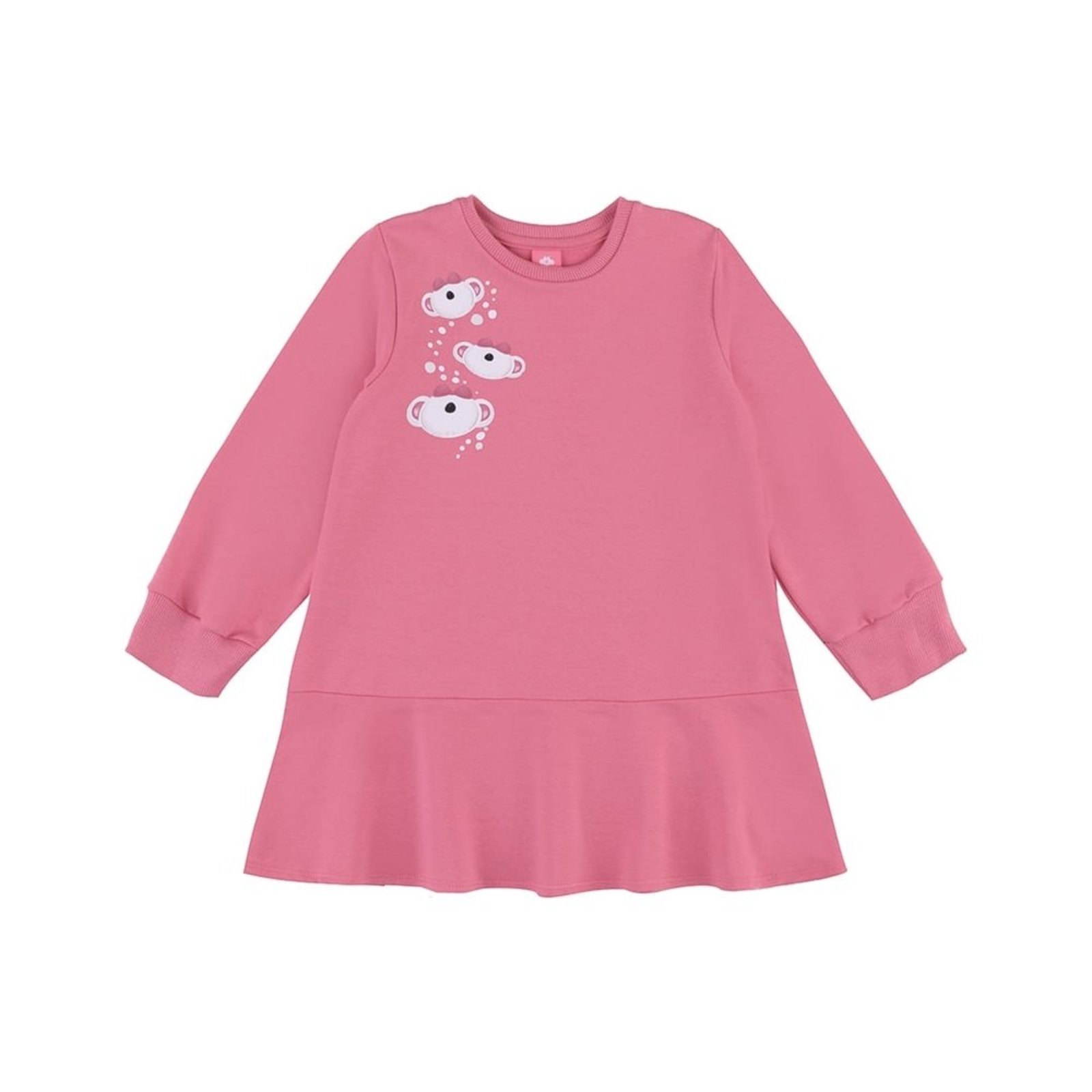 Infantil - Vestido Curto Manga Longa Moletom Menina Lilica Ripilica