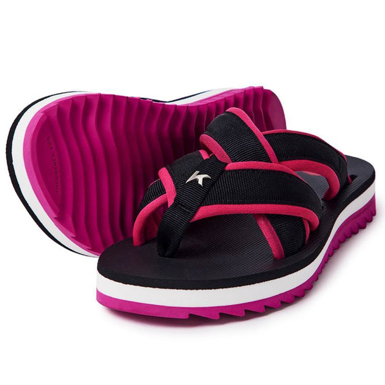 Chinelo Kenner Kyra Spider Pro Feminina - Preto e Pink