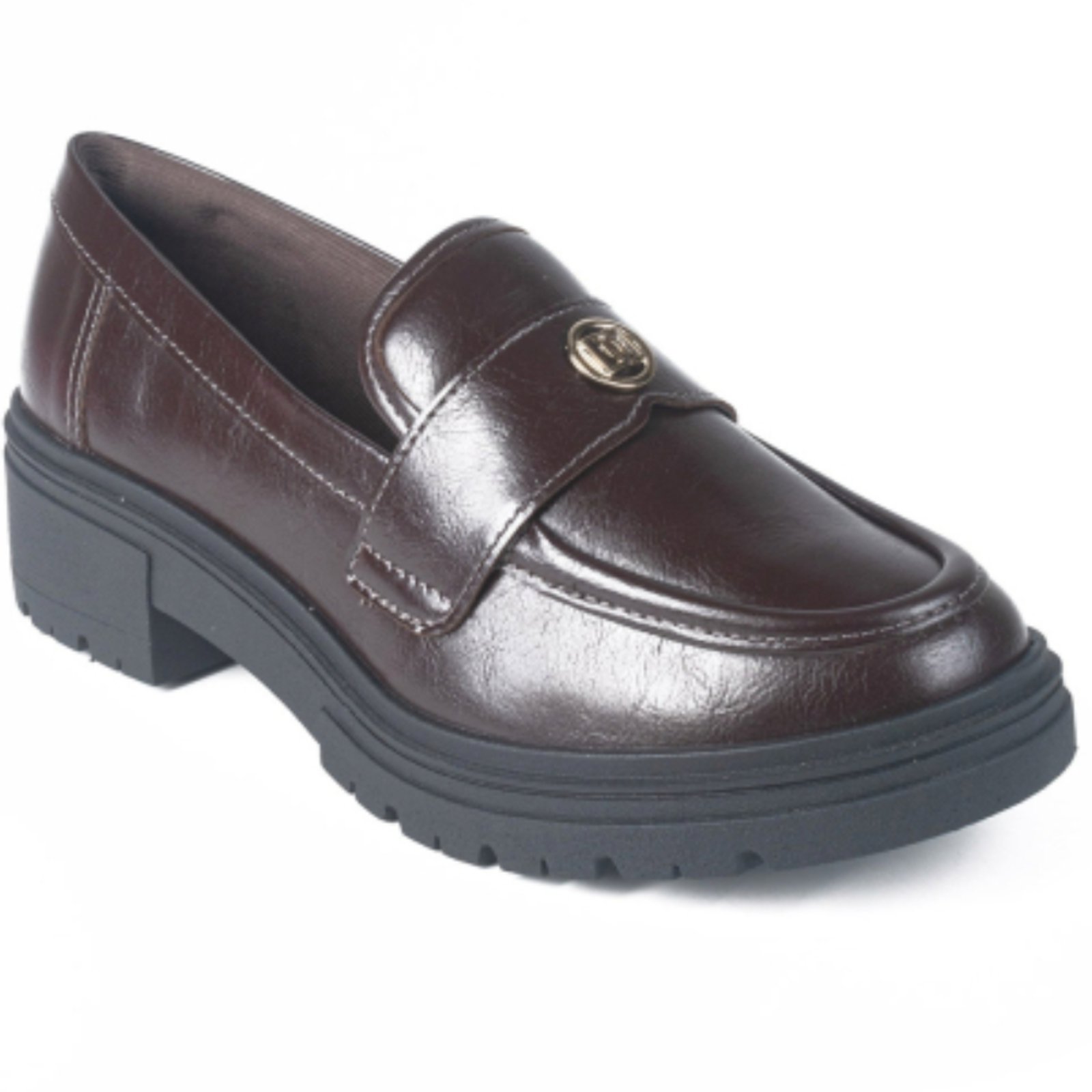 Vista 2 Sapato Dakota Loafer D0131 Feminino marrom marrom