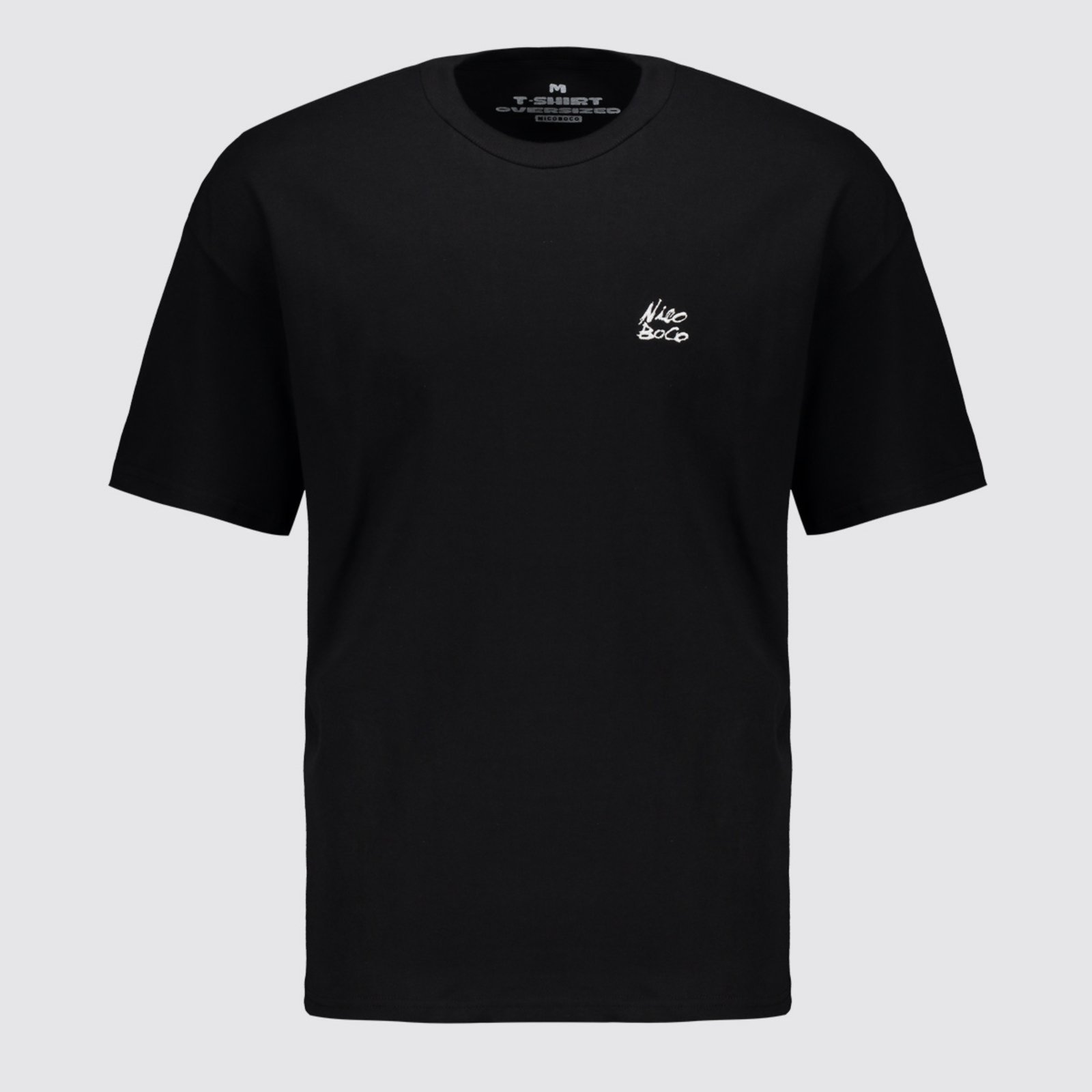 Camiseta Nicoboco Oversized Demun Preta