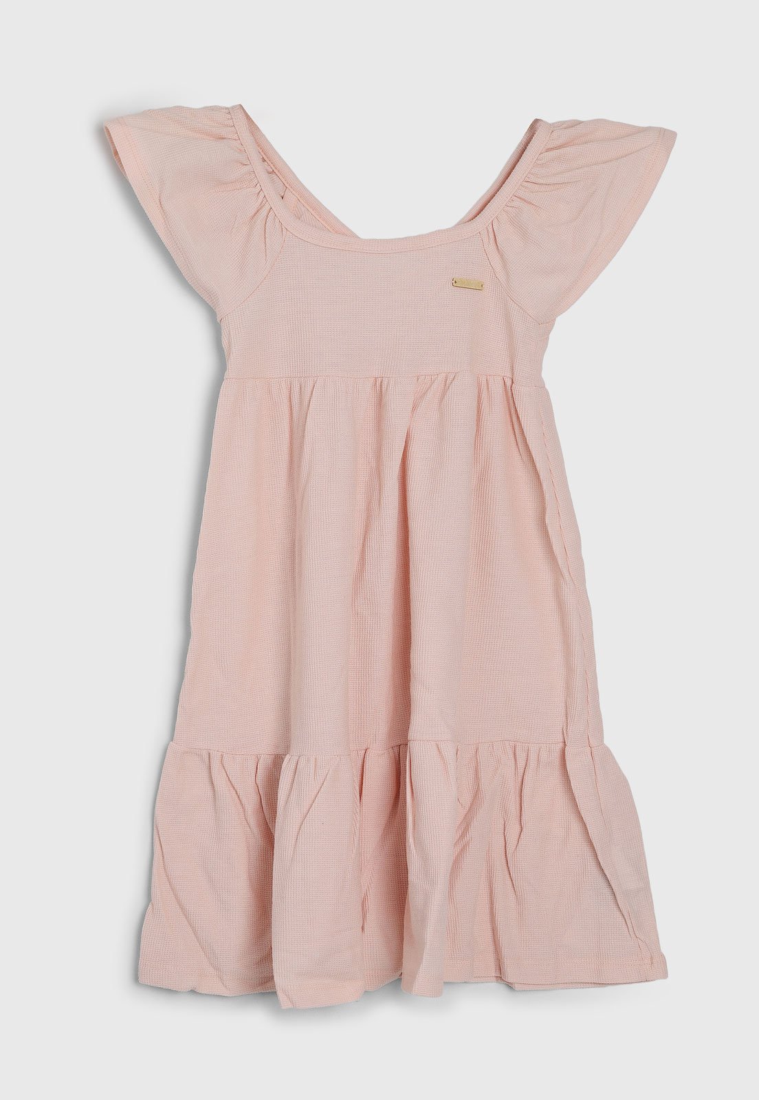 Infantil - Vestido Colorittá Modelagem Solta Rosa Claro