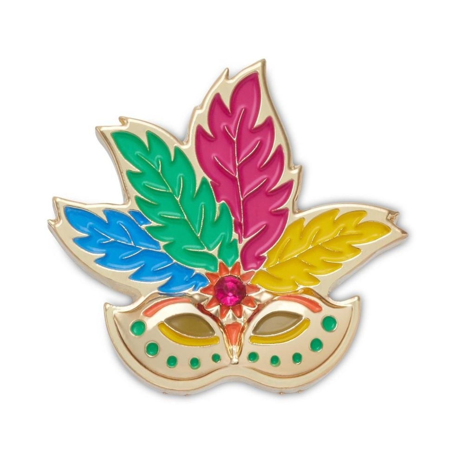 Infantil - Jibbitz™ Máscara de Carnaval Único Branco