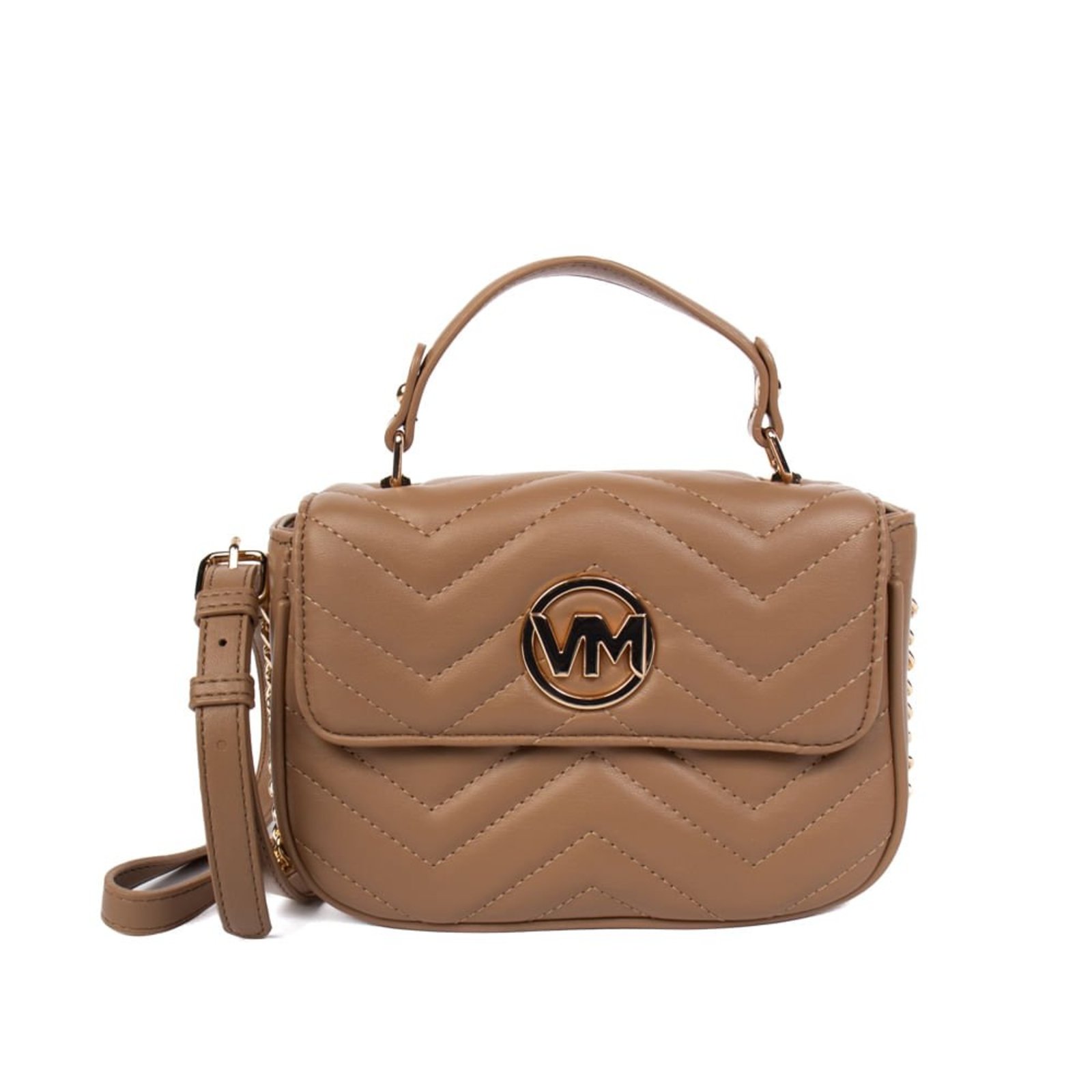 Vista 2 Bolsa Feminina Via Marte Tiracolo Pequena bege VIA MARTE bege