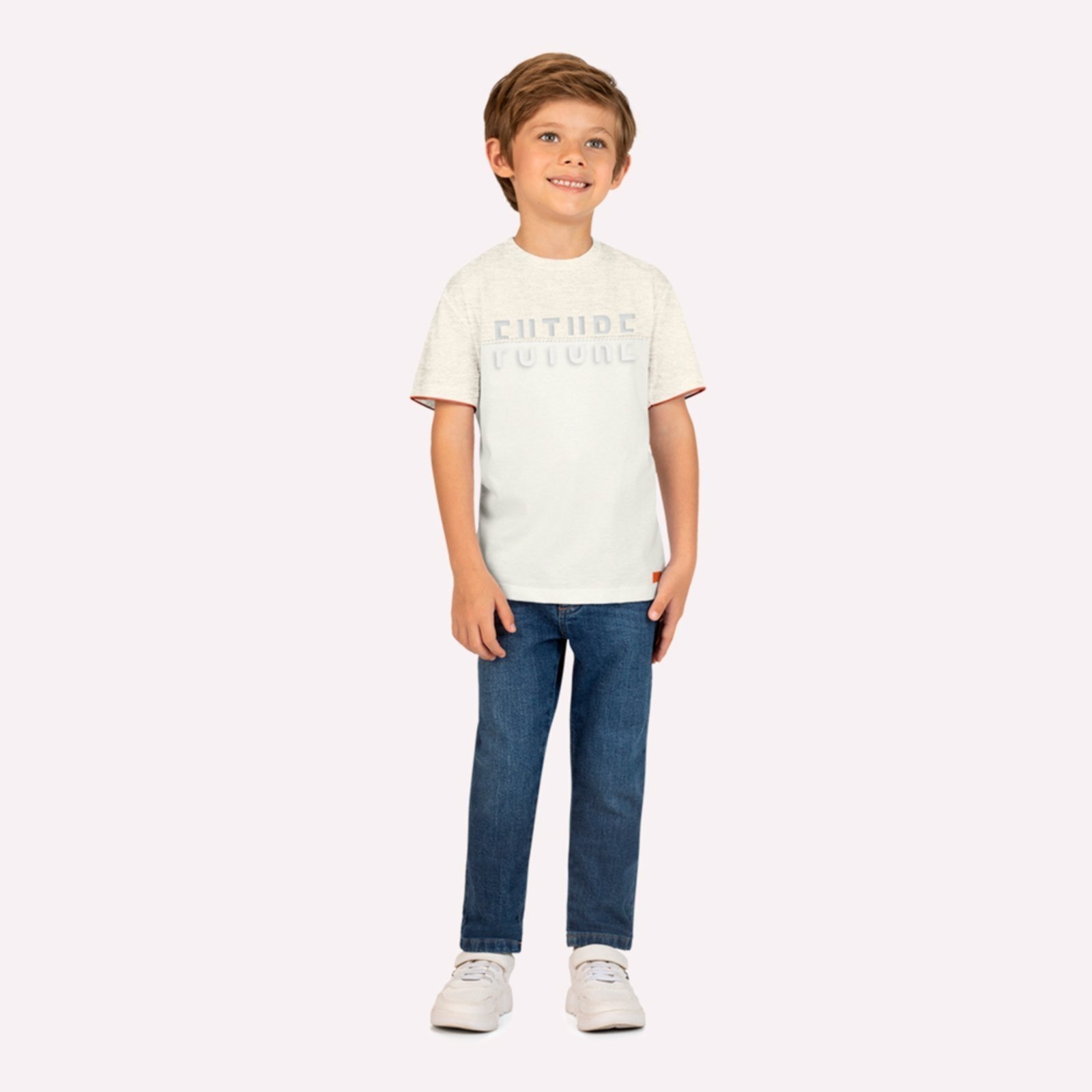 Infantil - Camiseta Menino Embossing Milon