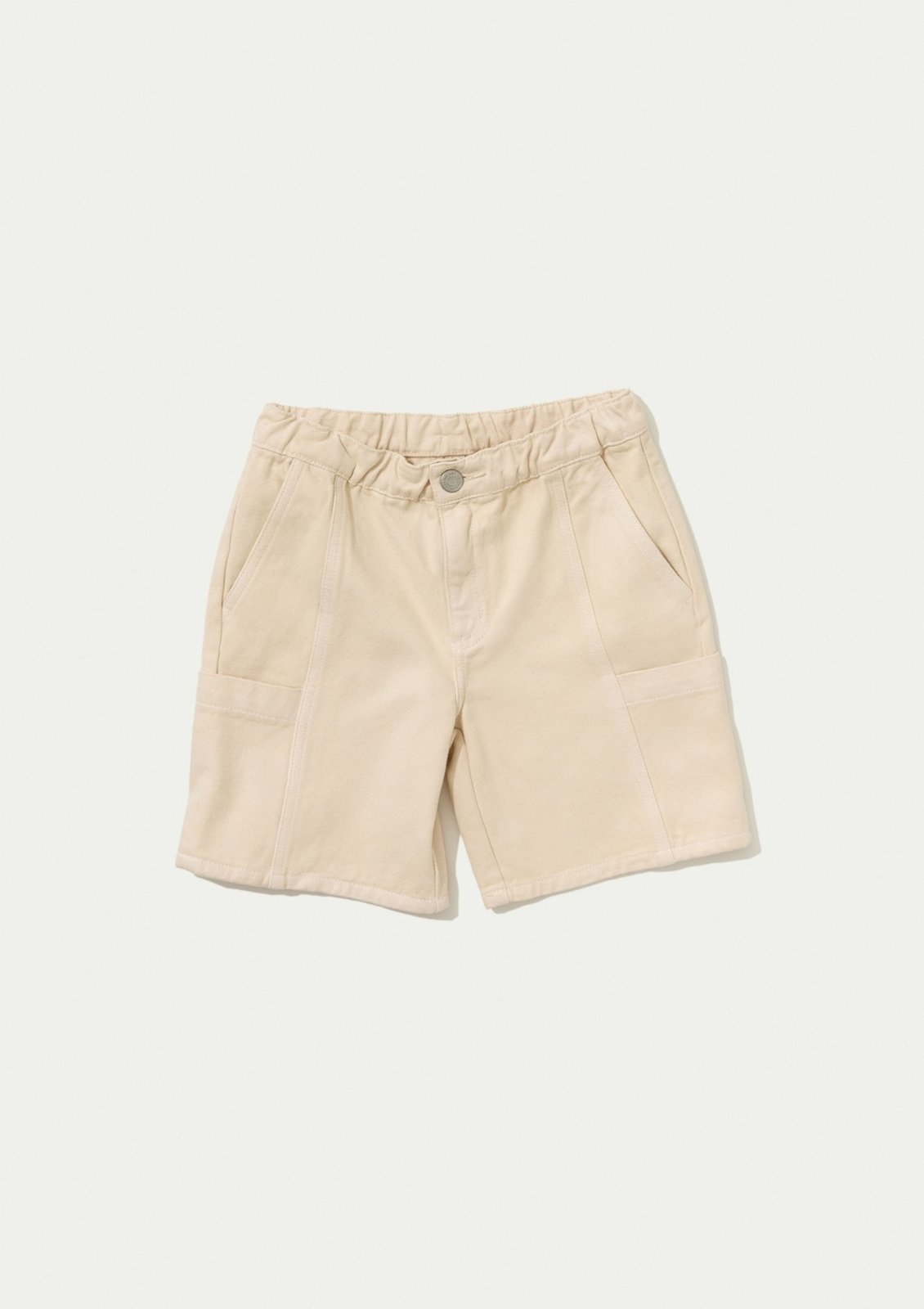 Vista 3 Infantil - Bermuda Menino Reta Em Sarja Hering Hering Kids off-white Hering Kids off-white