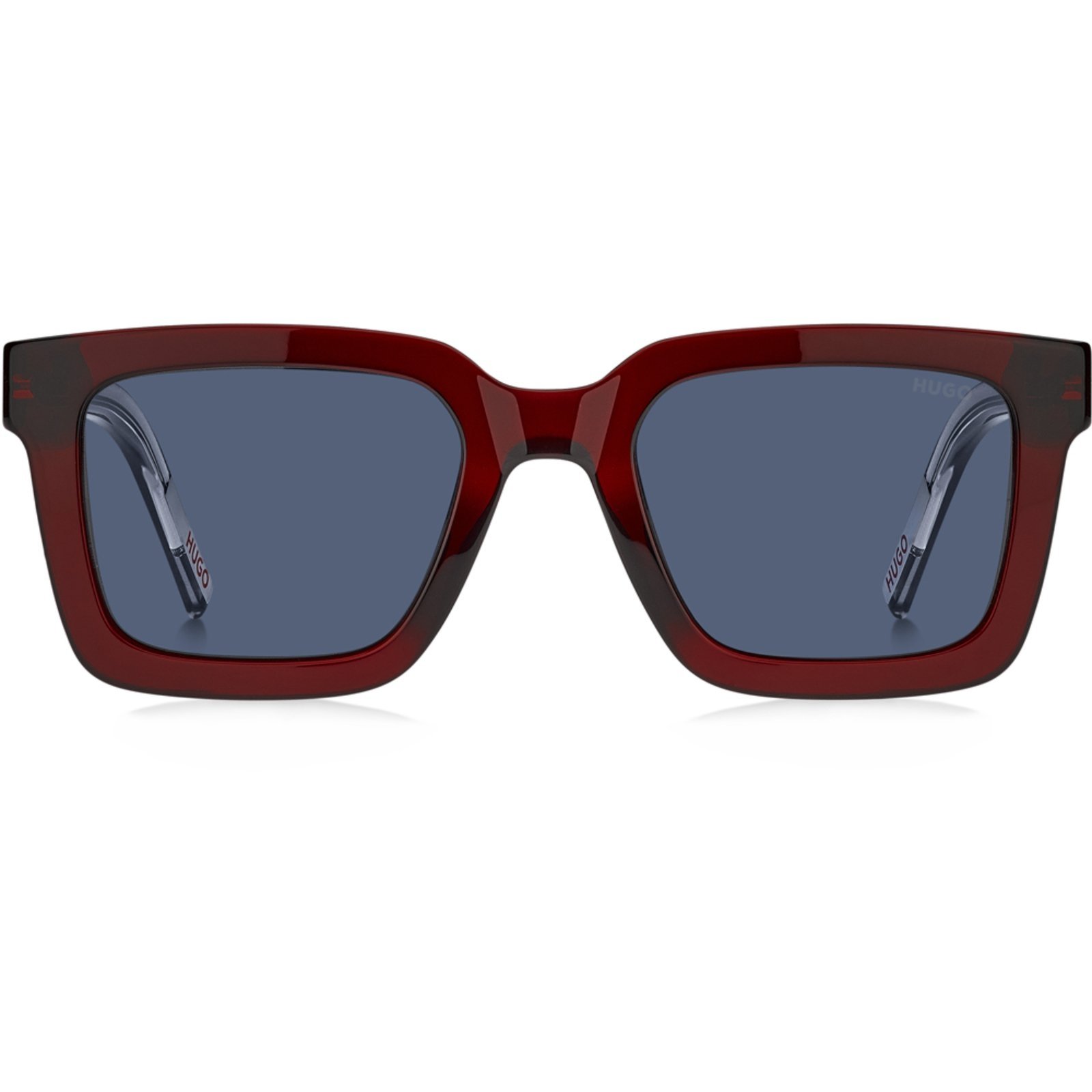 Vista 3 Óculos de Sol Hugo Boss 1259 S FSF 51KU Masculino Carrera vermelho Carrera vermelho