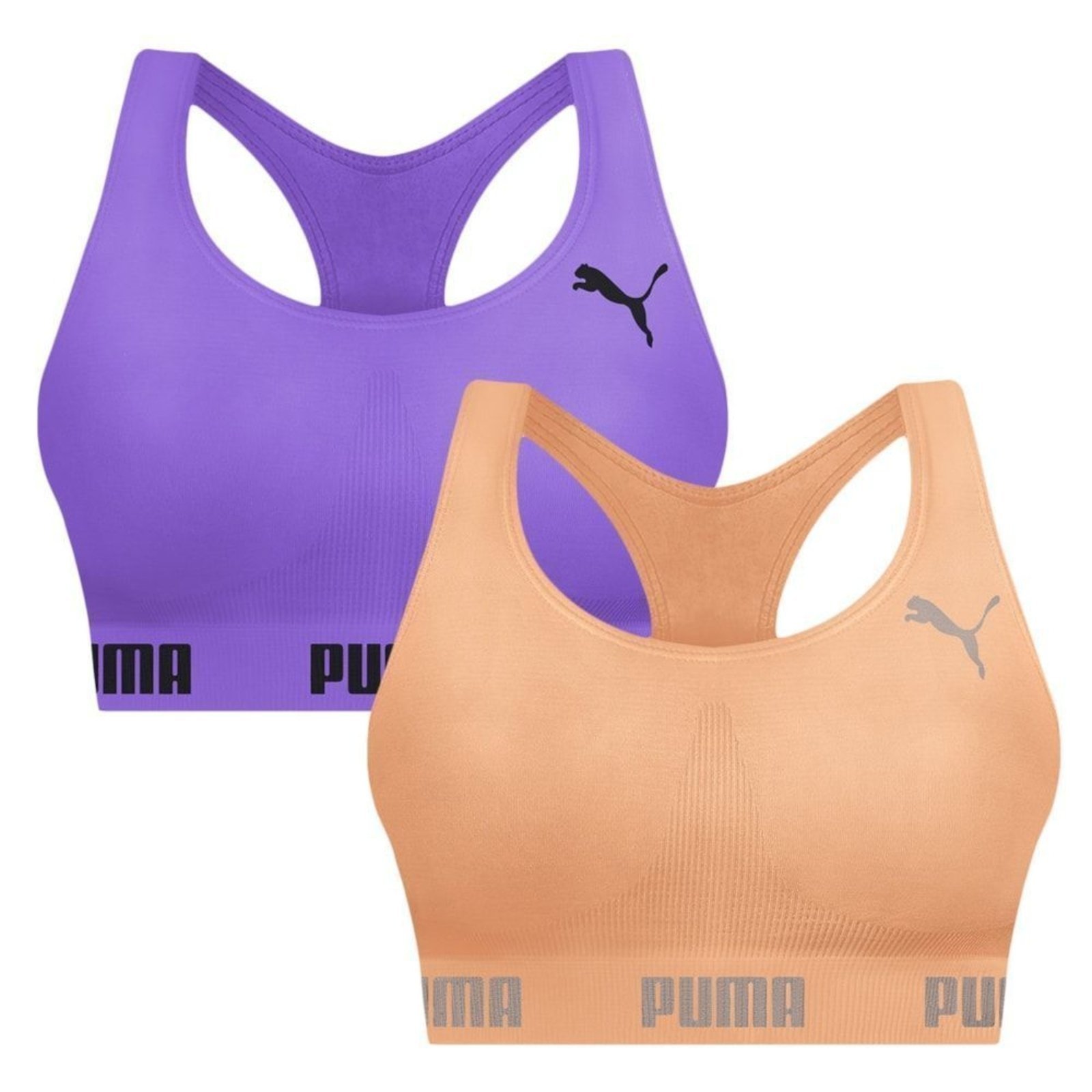 Kit 2 Tops Puma Nadador Sem Costura Feminino – Roxo – puma