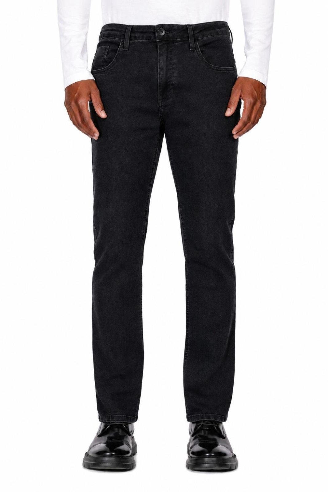 Calça Jeans Aramis Regular Black Preto - 40
