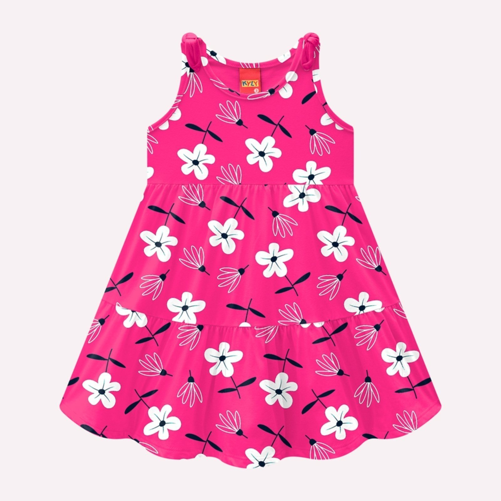 Infantil – Vestido Menina Flores Kyly